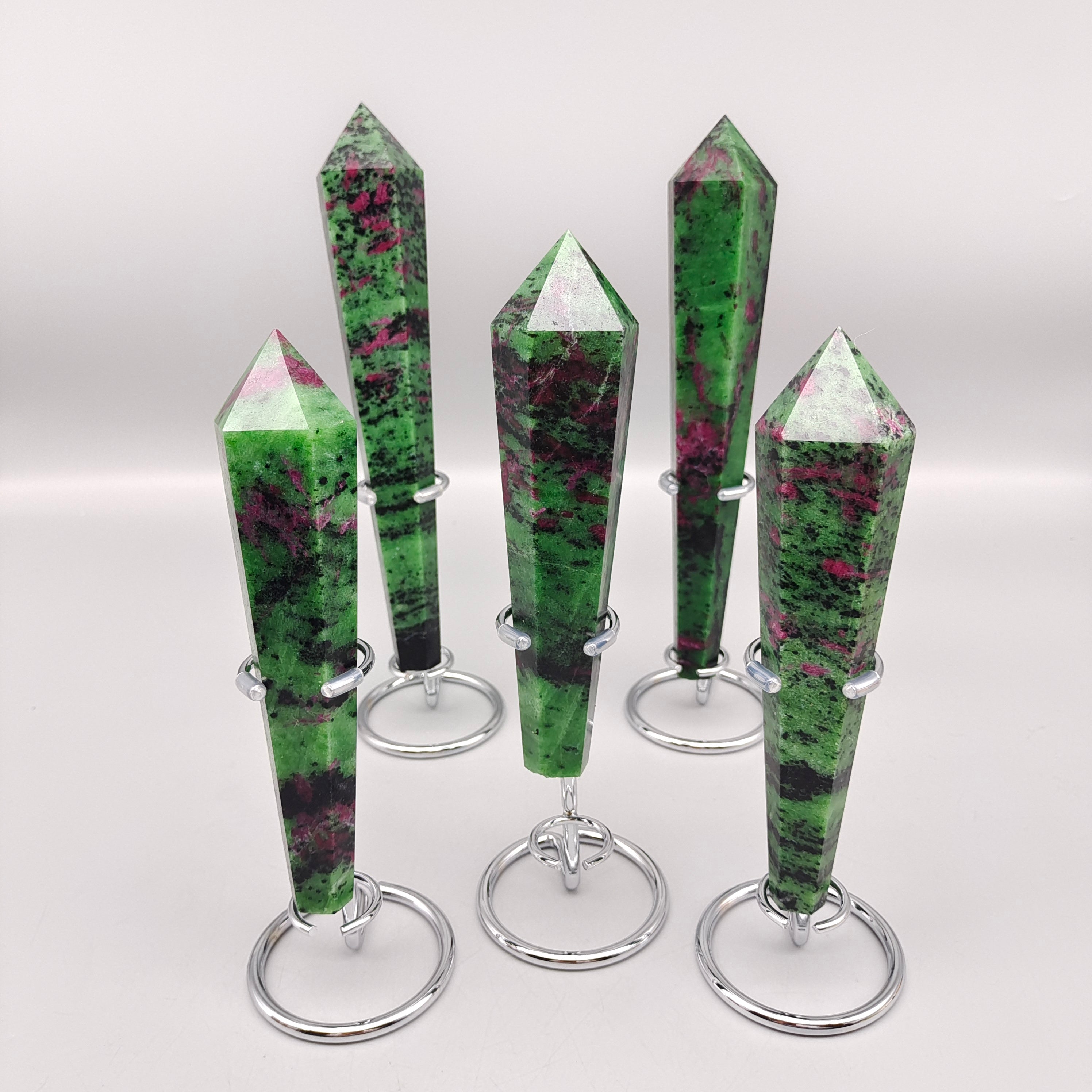Ruby azurite wands