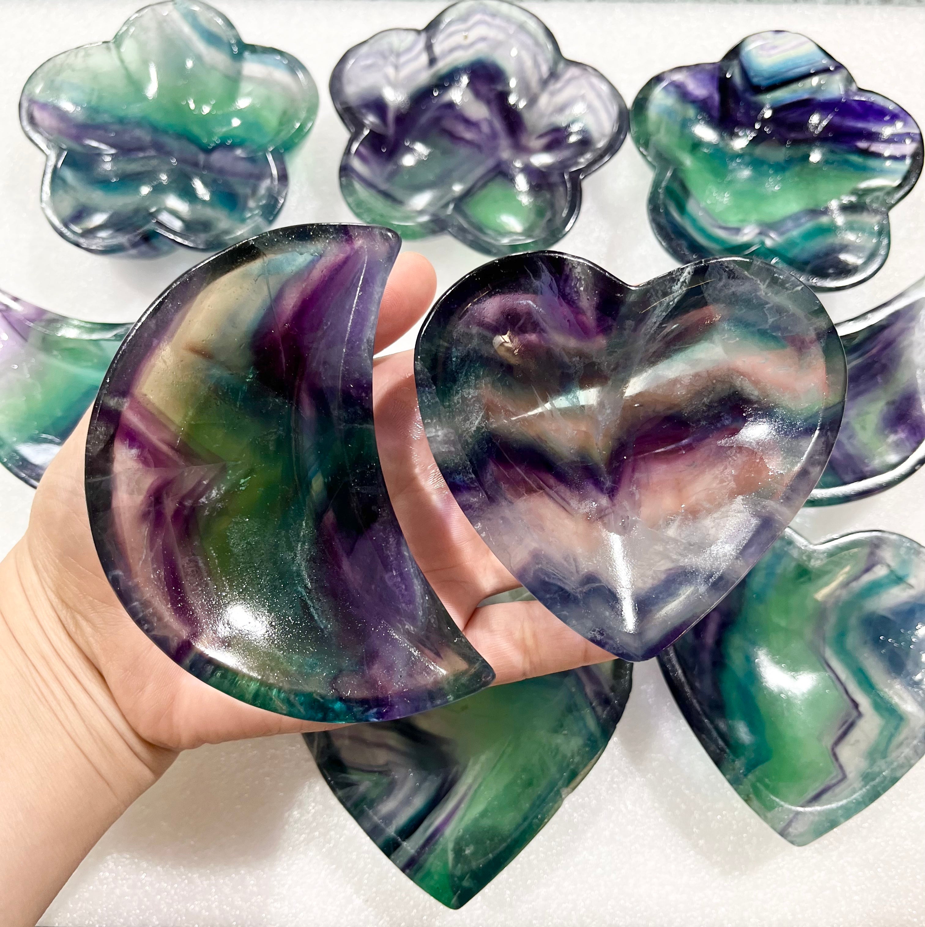 Fluorite bowls