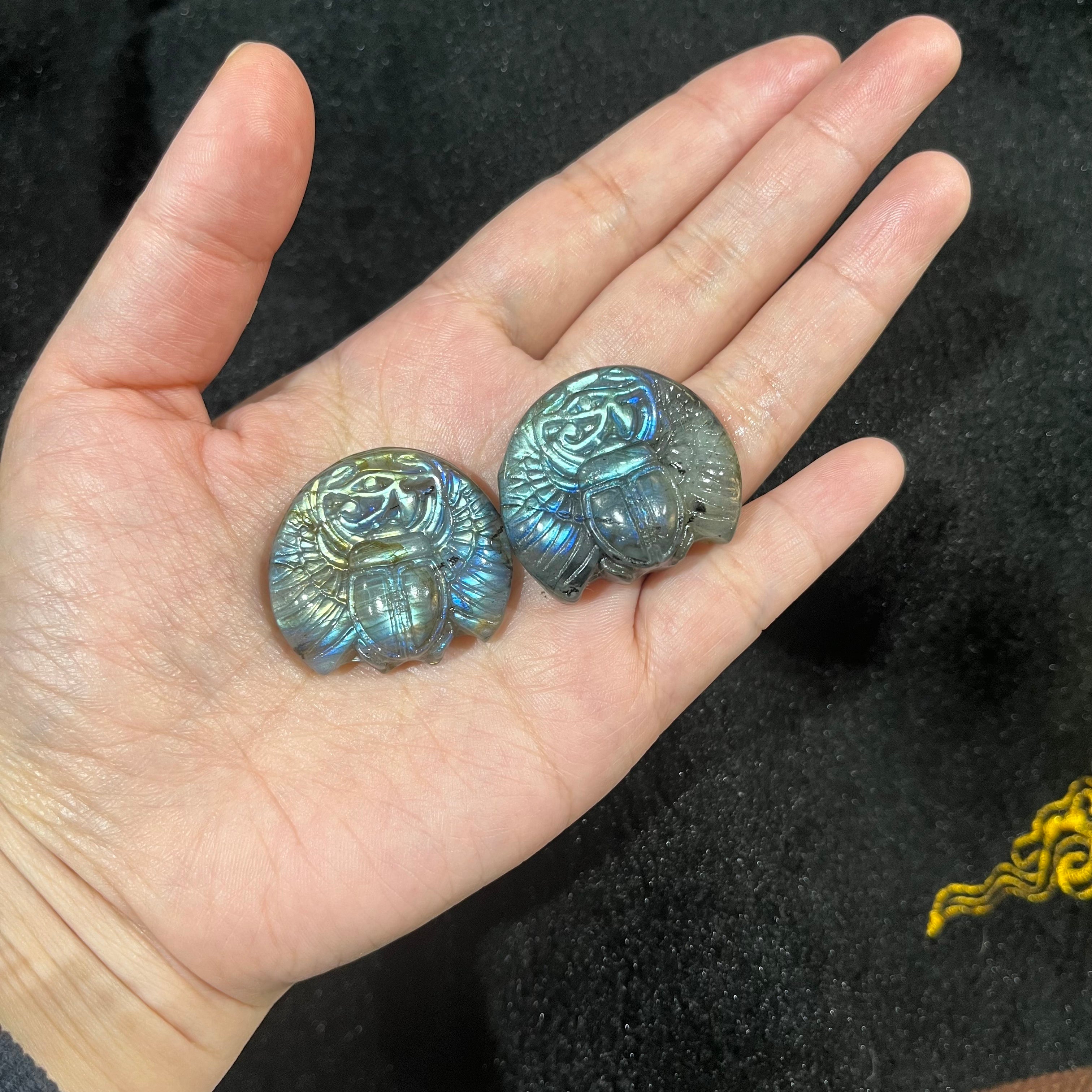 scarab of different materials