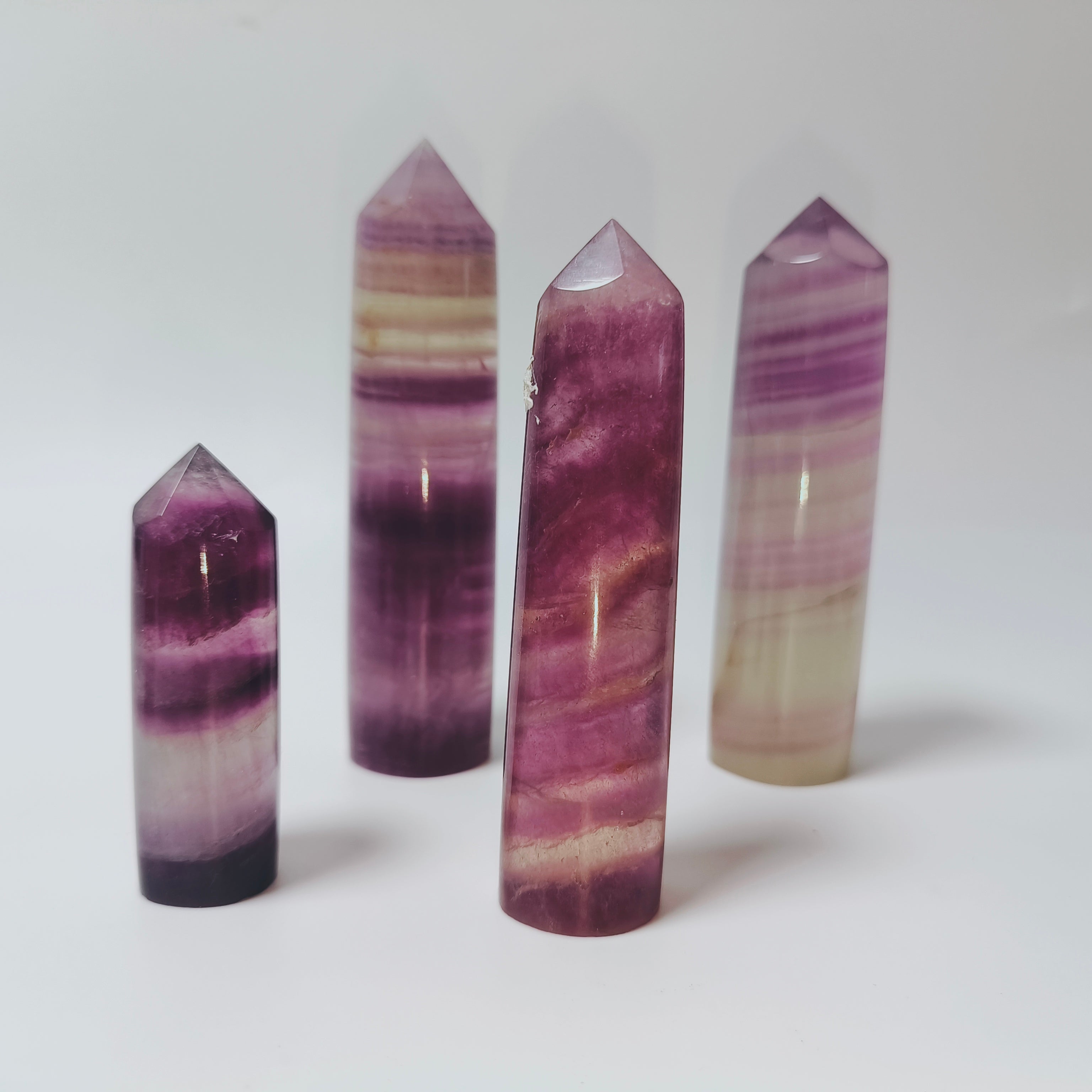 Red fluorite tower