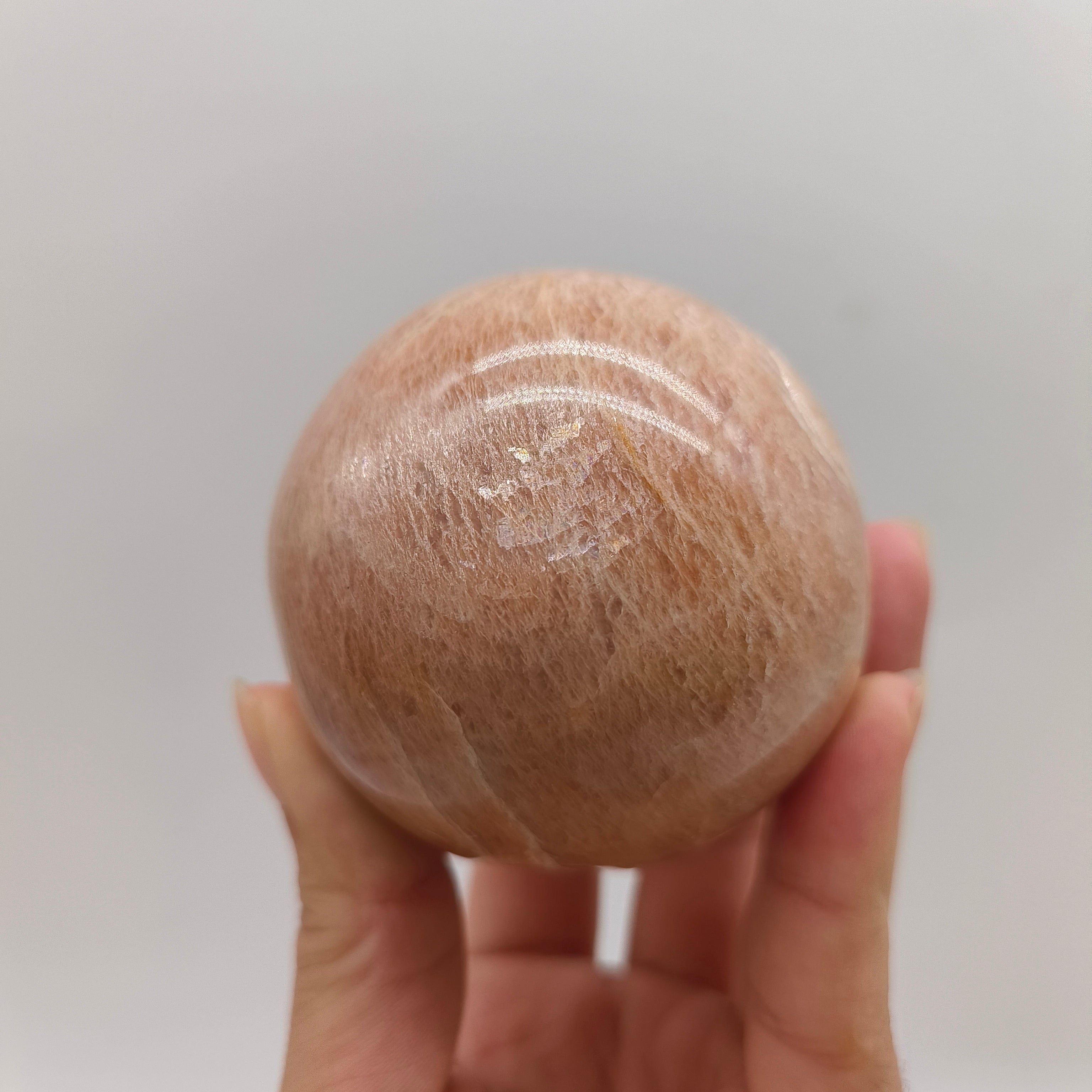 Orange Moonstone Sphere