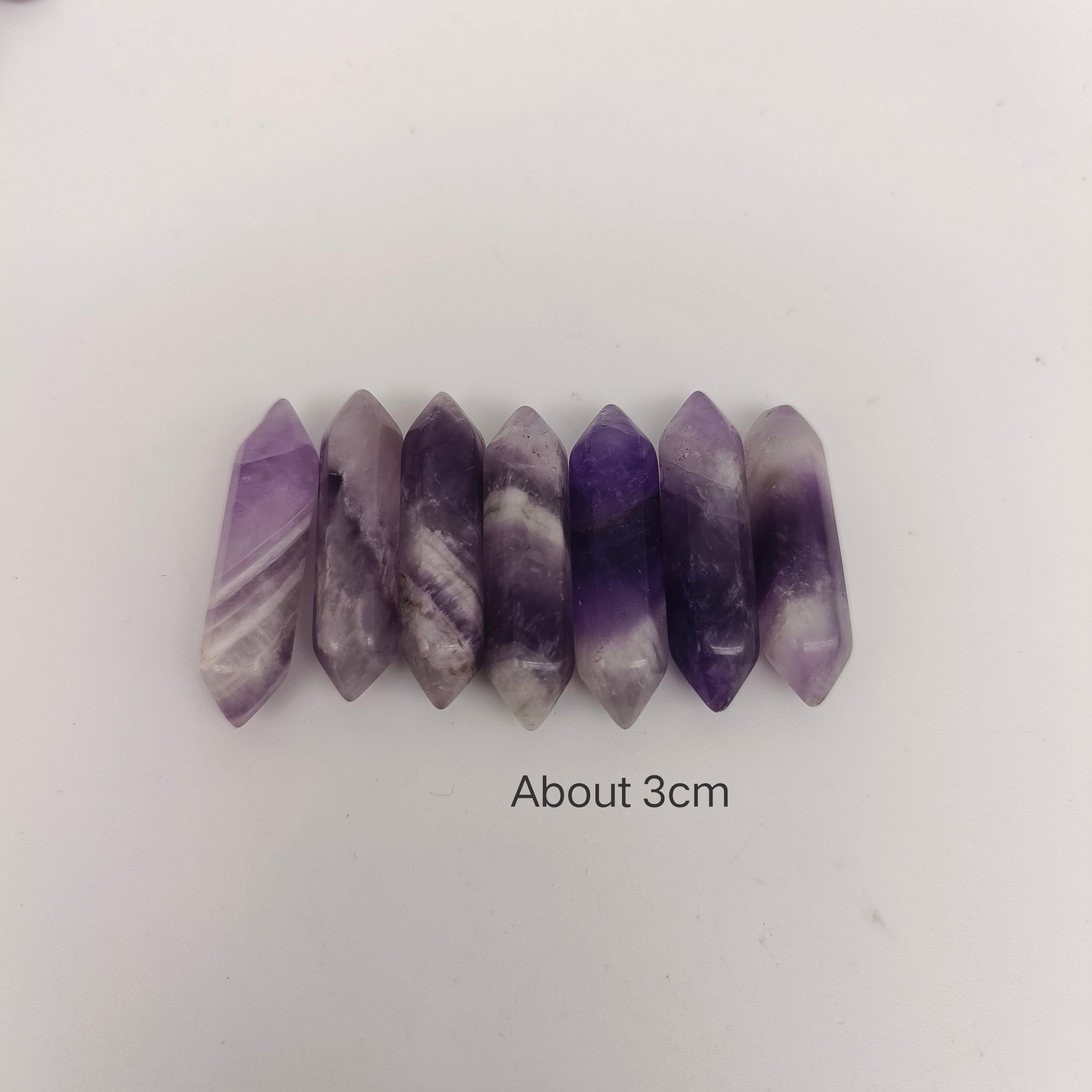 Amethyst,yellow tiger's eye DT