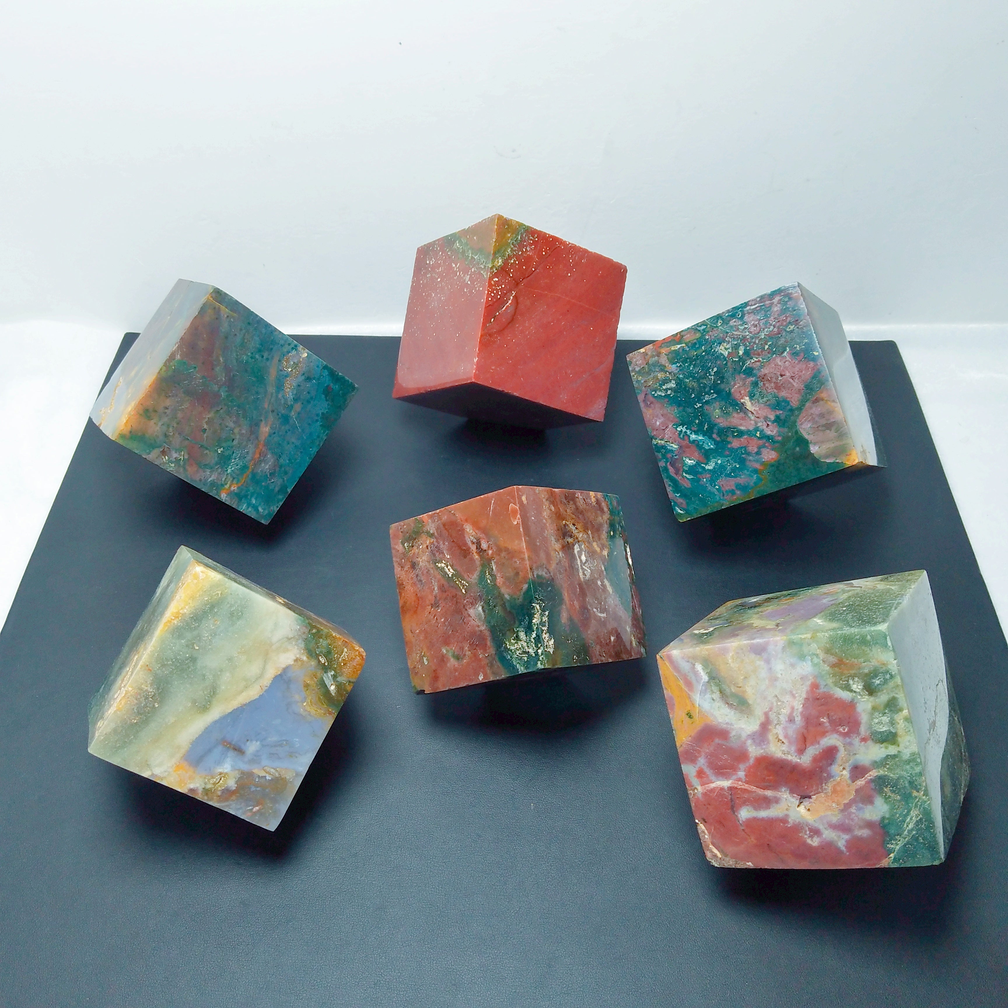 Ocean jasper cube