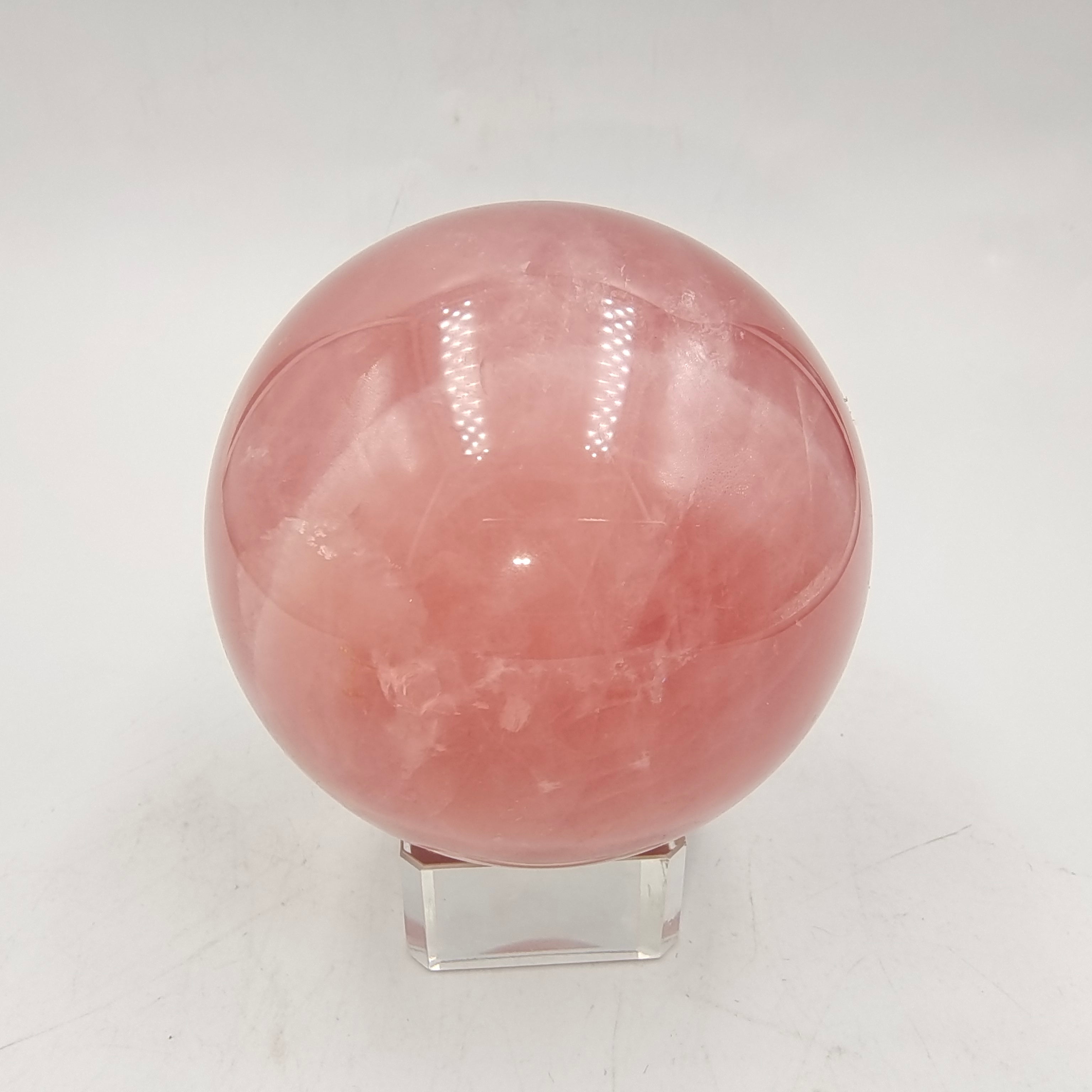 Rose quartz sphere