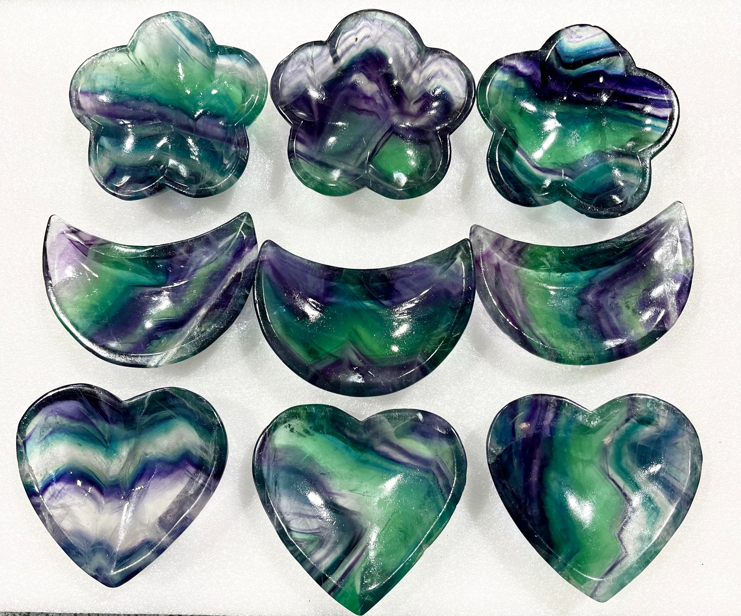 Fluorite bowls