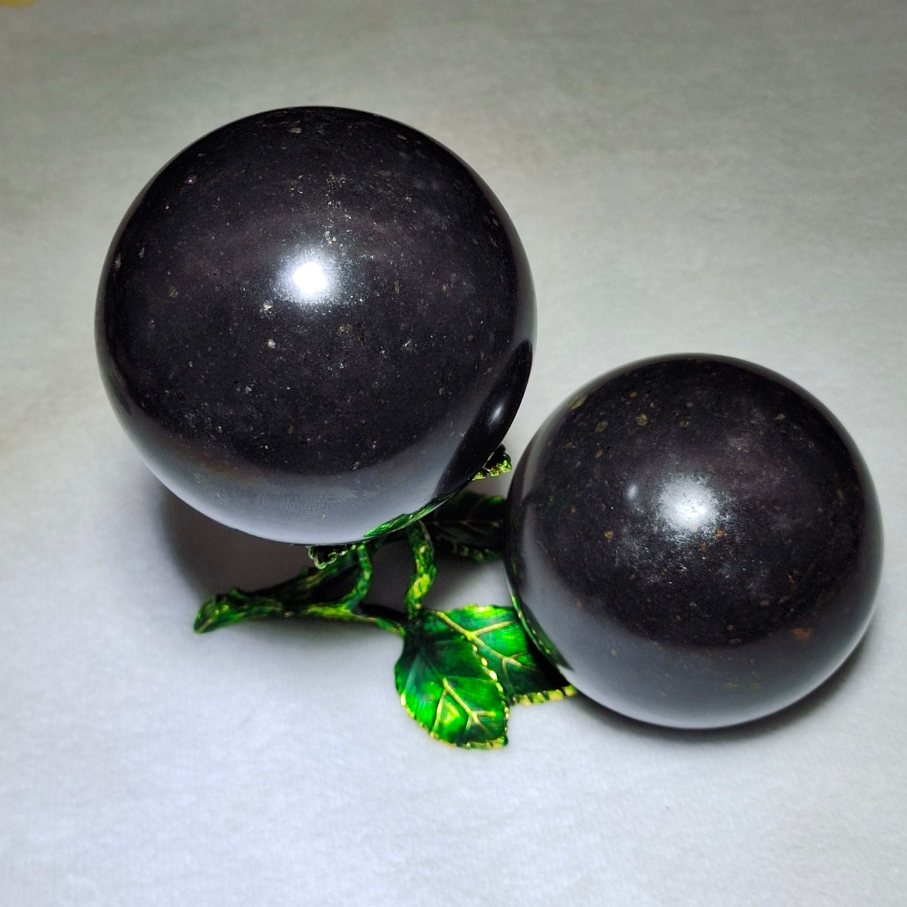 Black tourmaline sphere