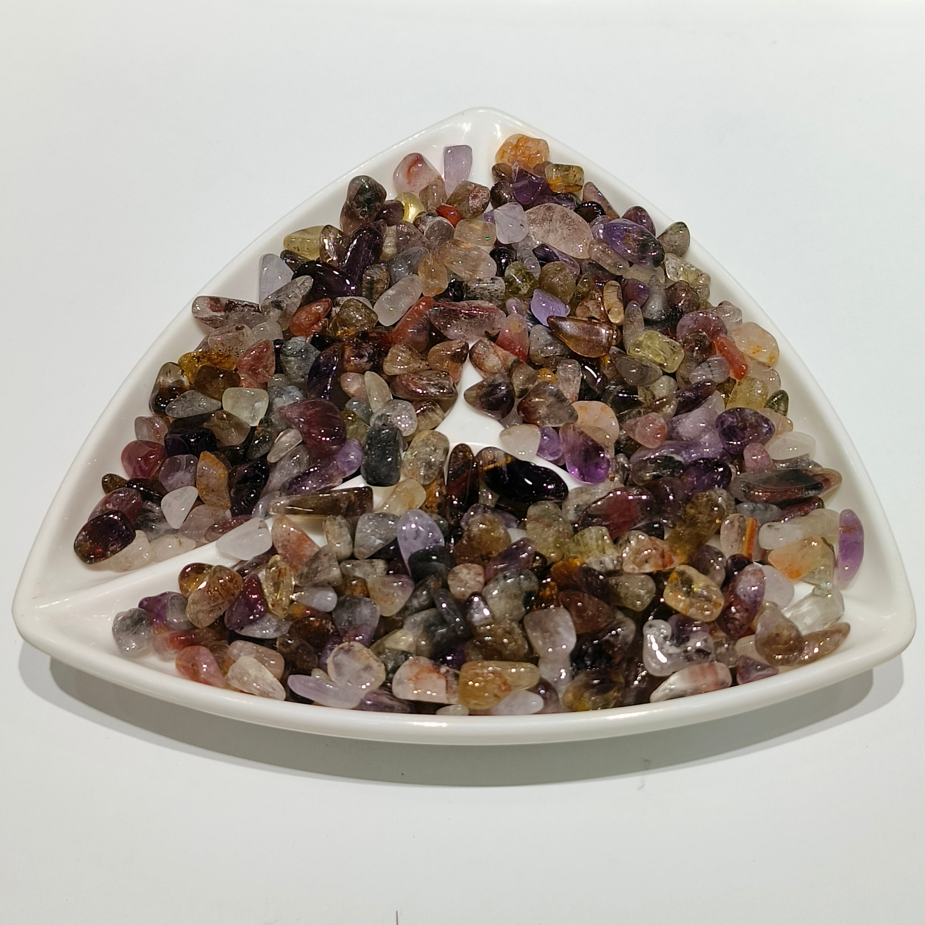 Colored tourmaline chips