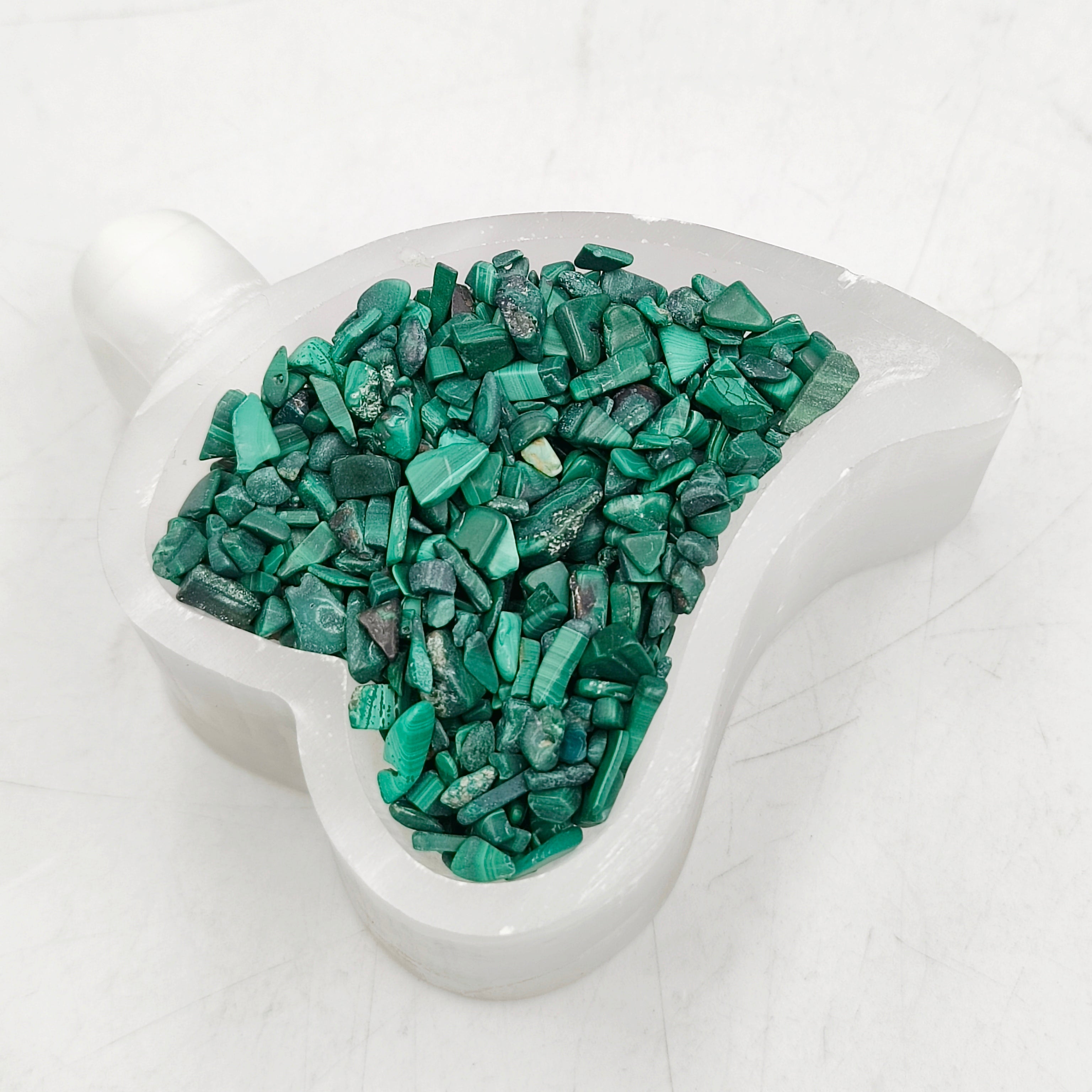 Malachite chips