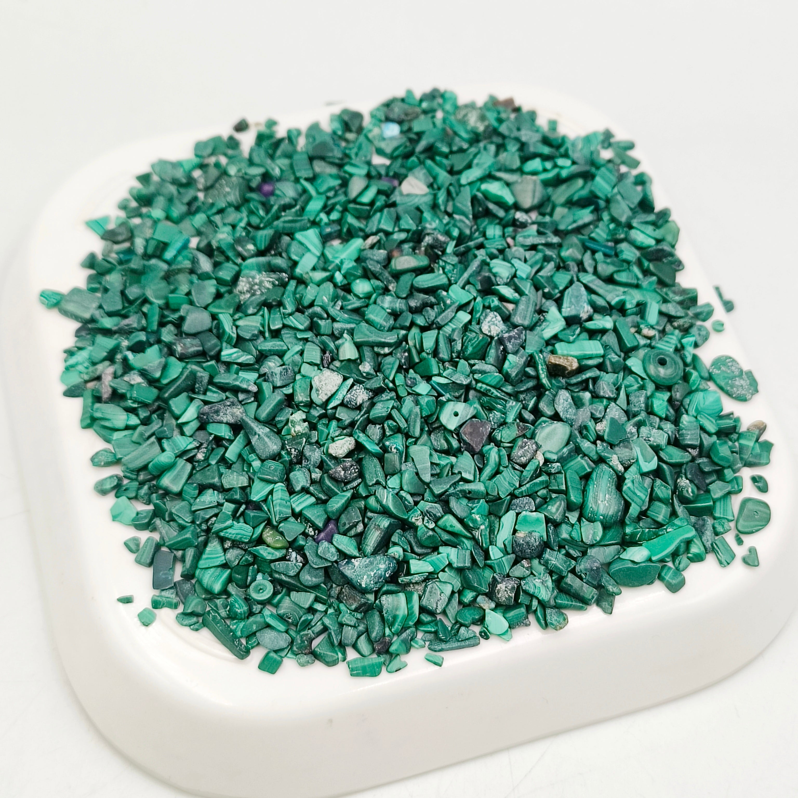 Malachite chips