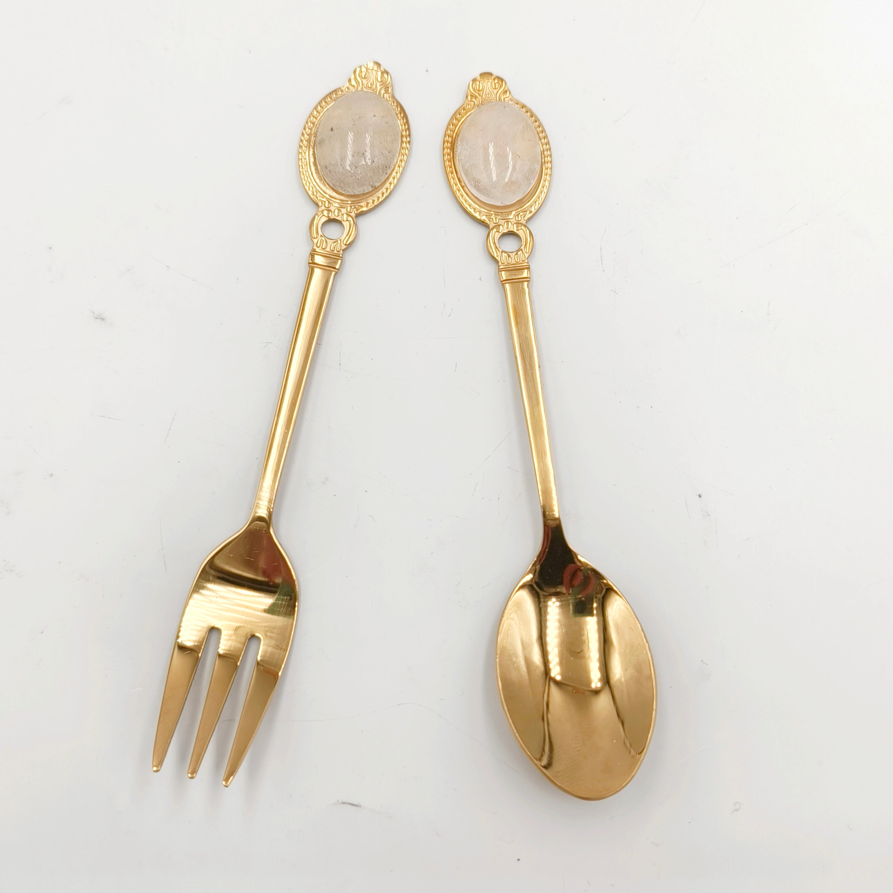 Spoon and fork sets in various materials