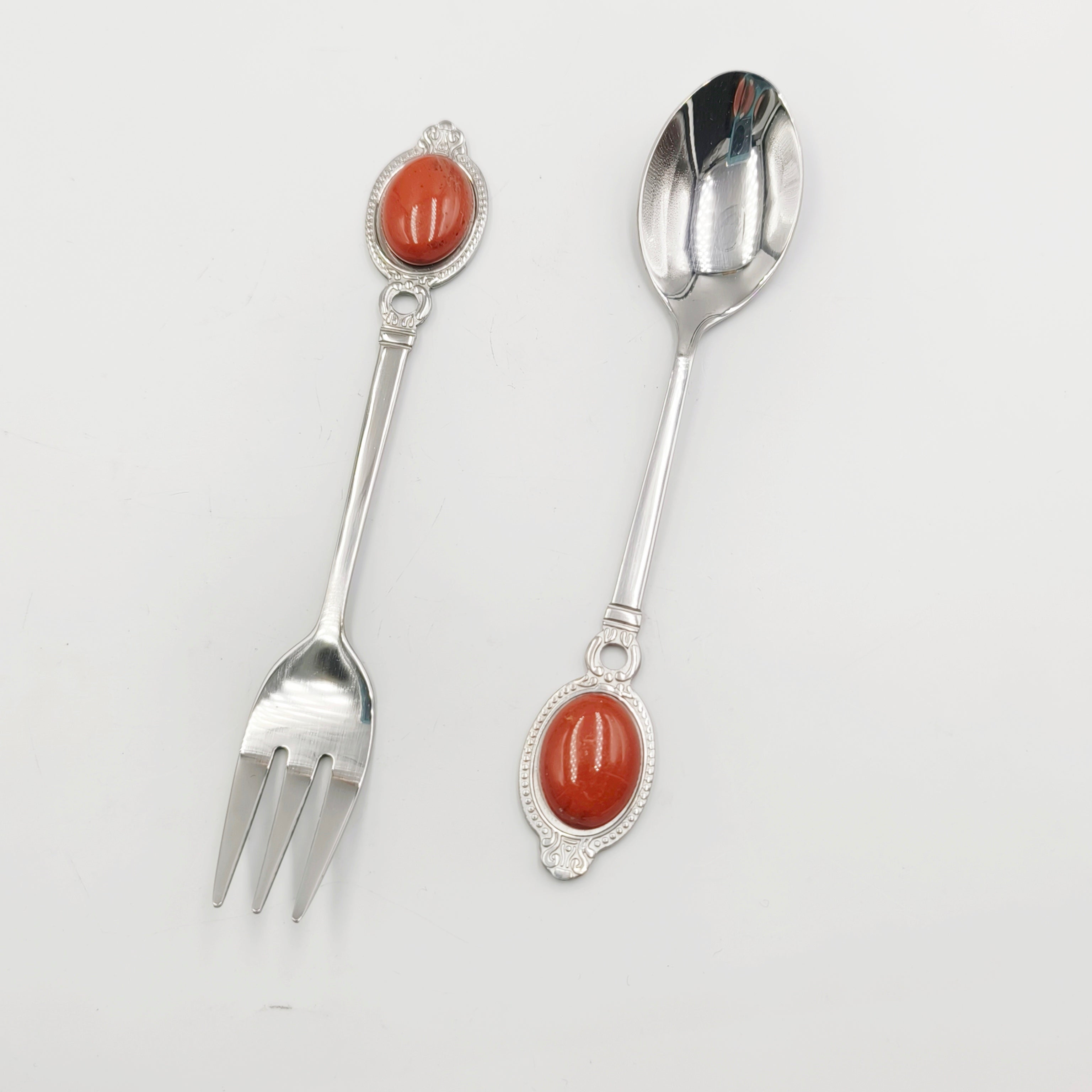 Spoon and fork sets in various materials