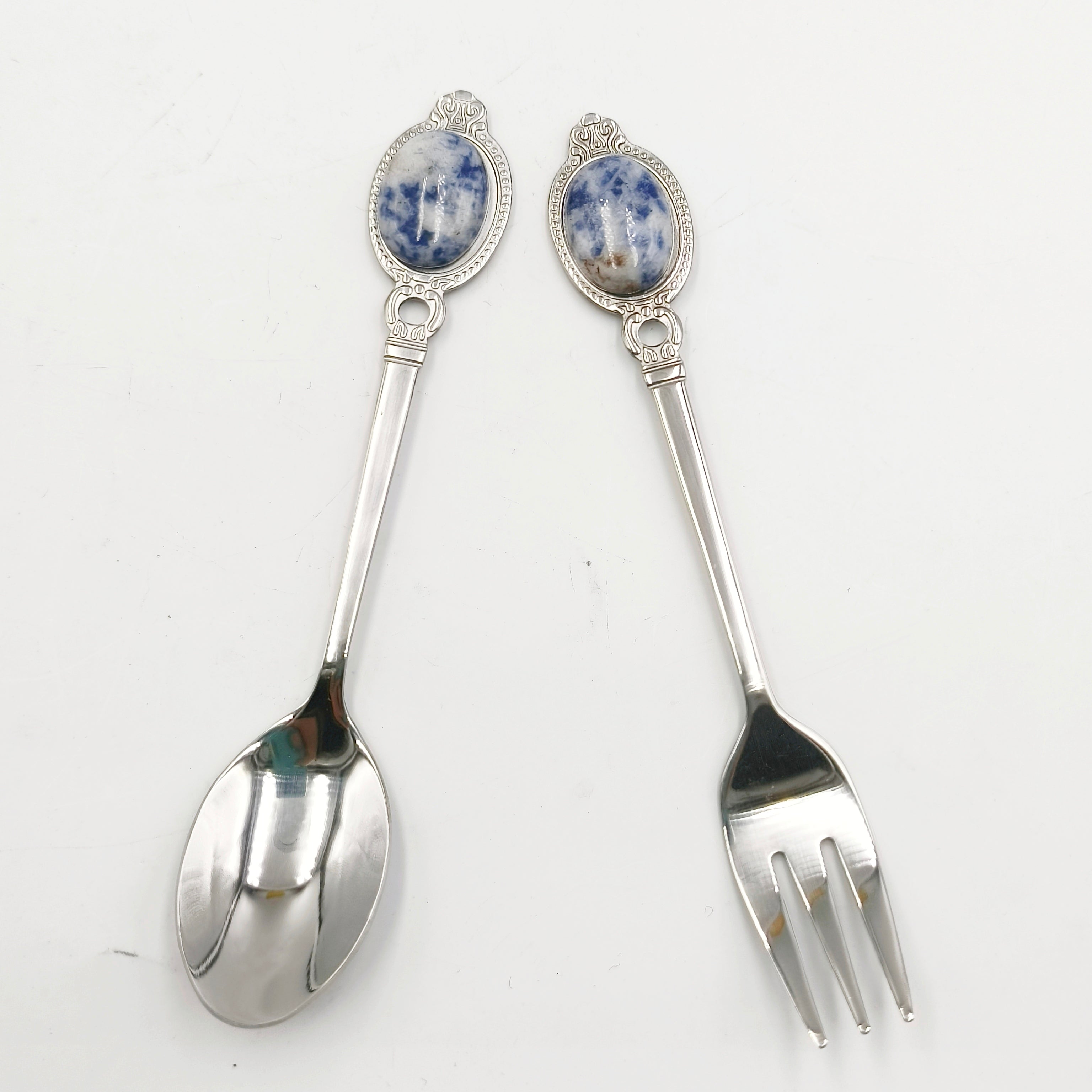 Spoon and fork sets in various materials