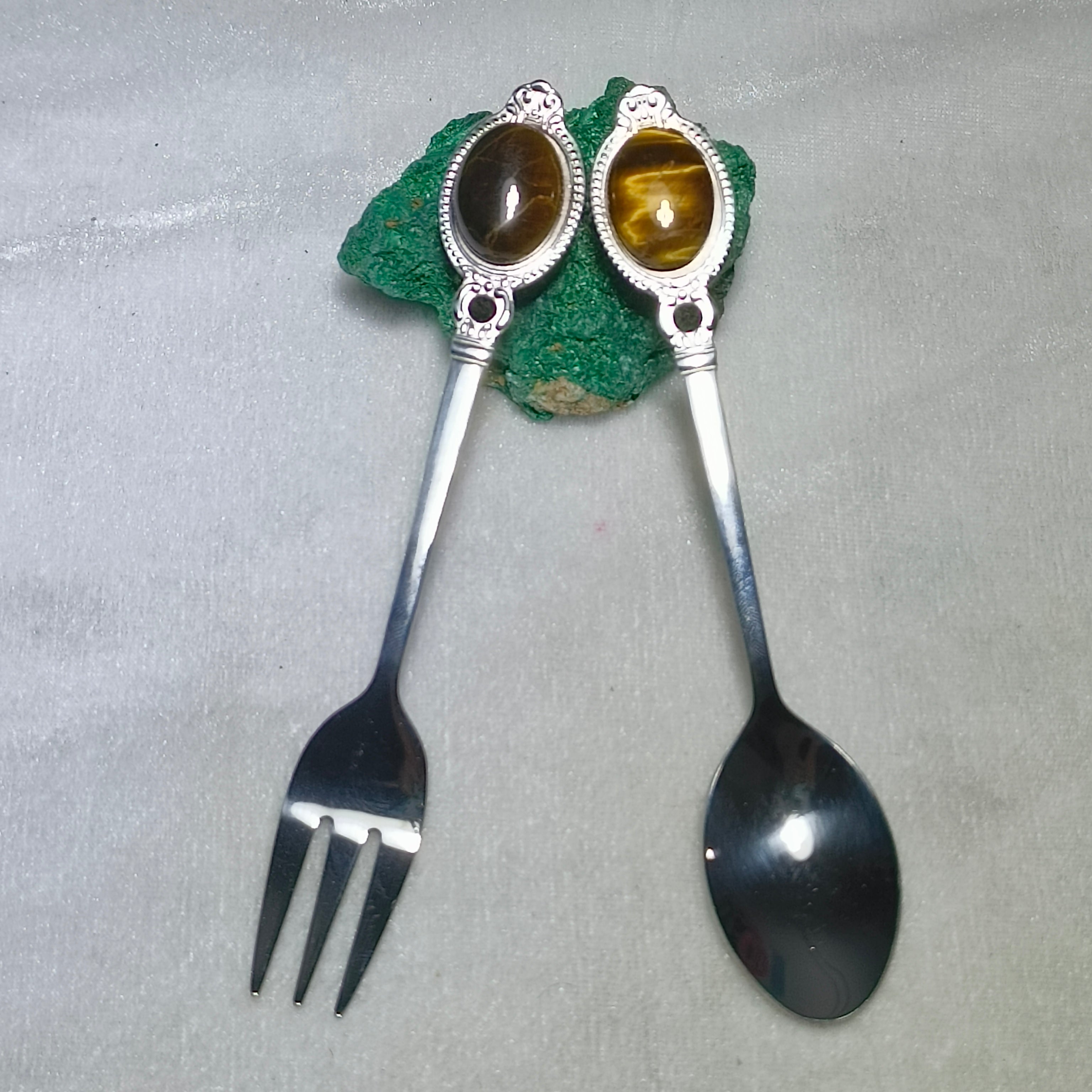 Spoon and fork sets in various materials