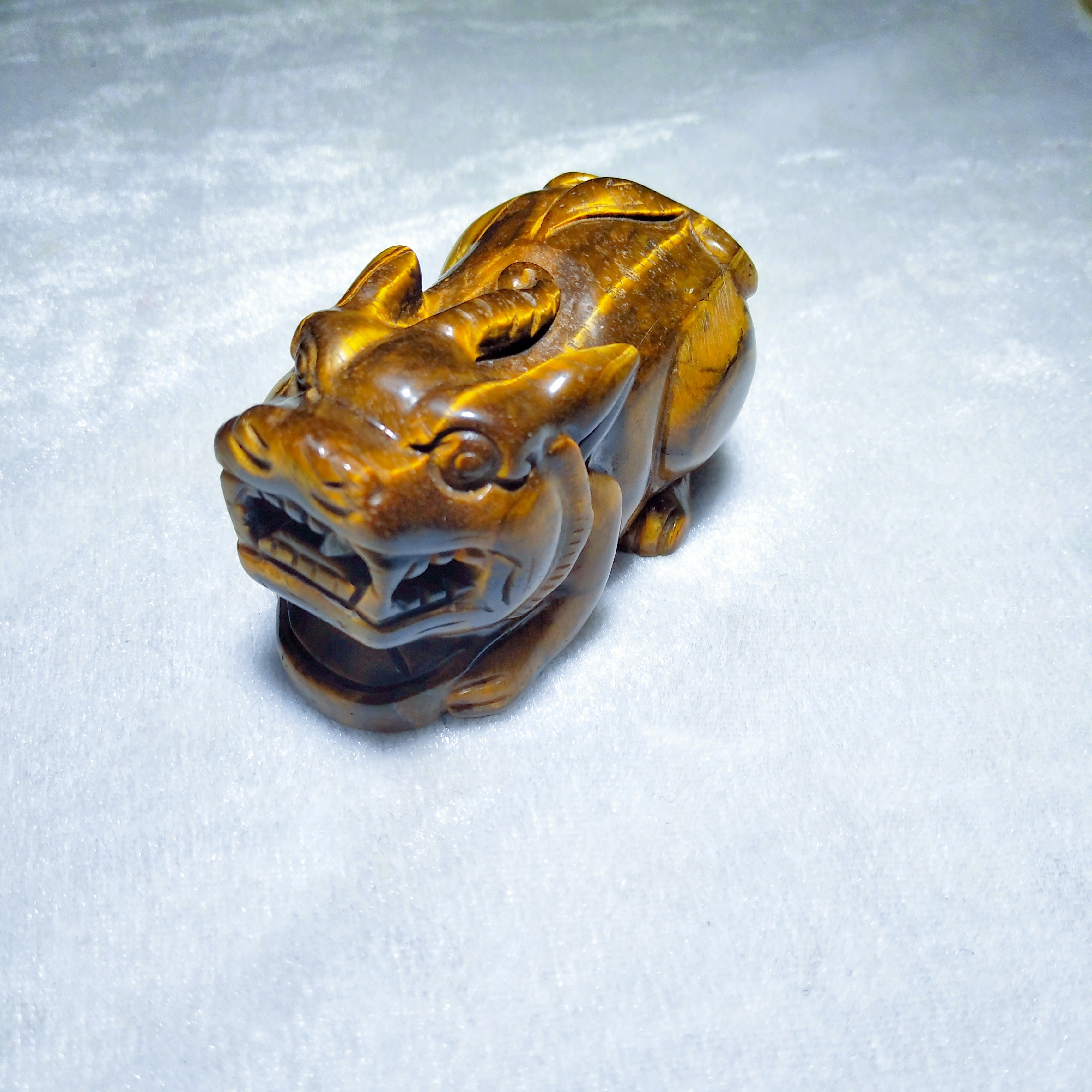 Yellow Tiger Eye Pixiu