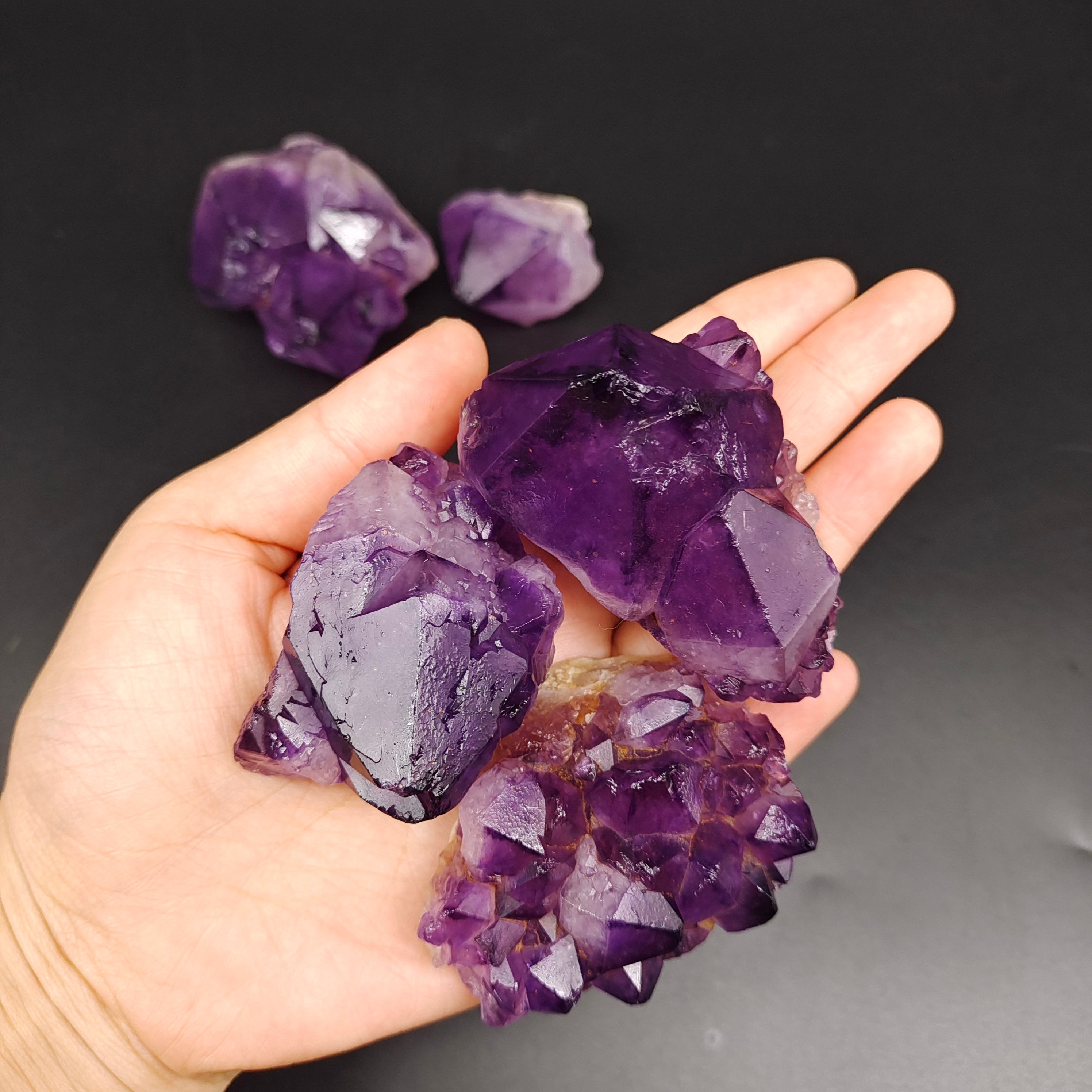 Amethyst cluster specimen