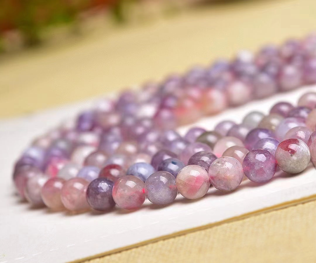 Plum blossom tourmaline beads