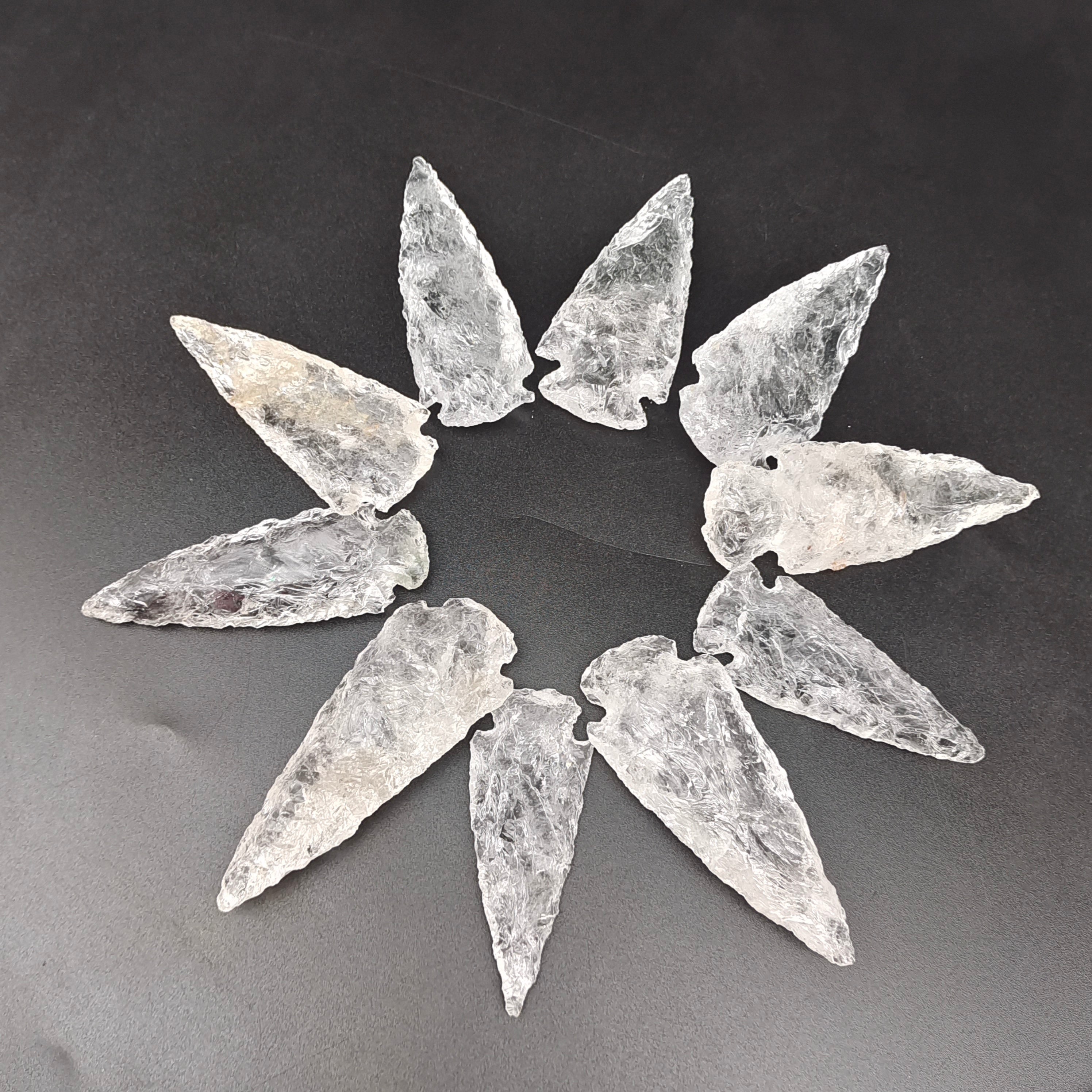 clear quartz arrow head