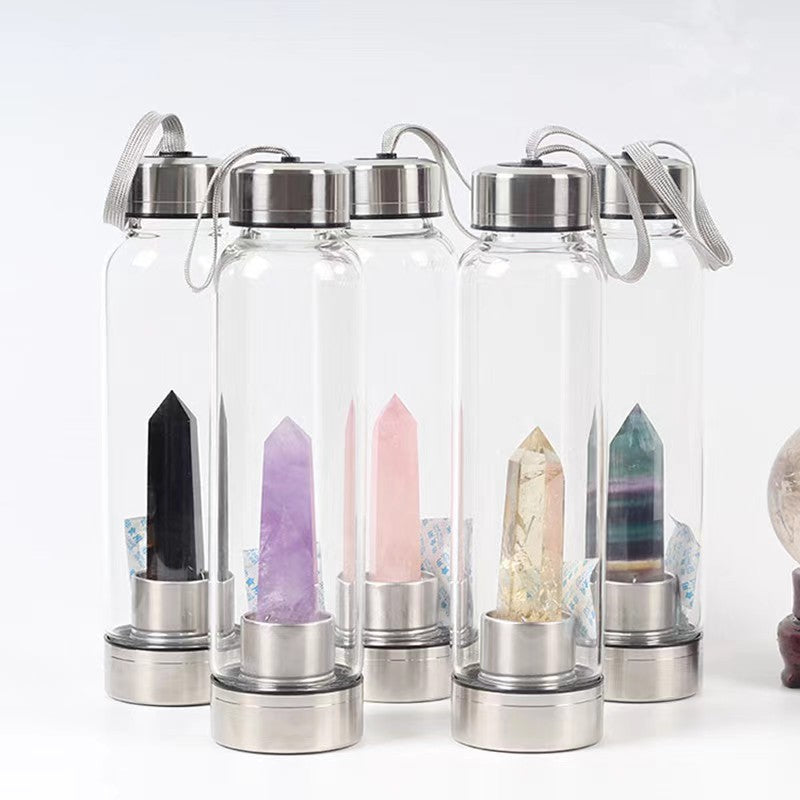 crystal water bottles