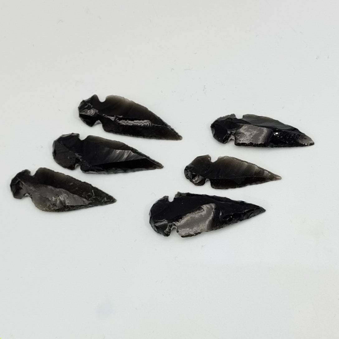 Obsidian arrowhead