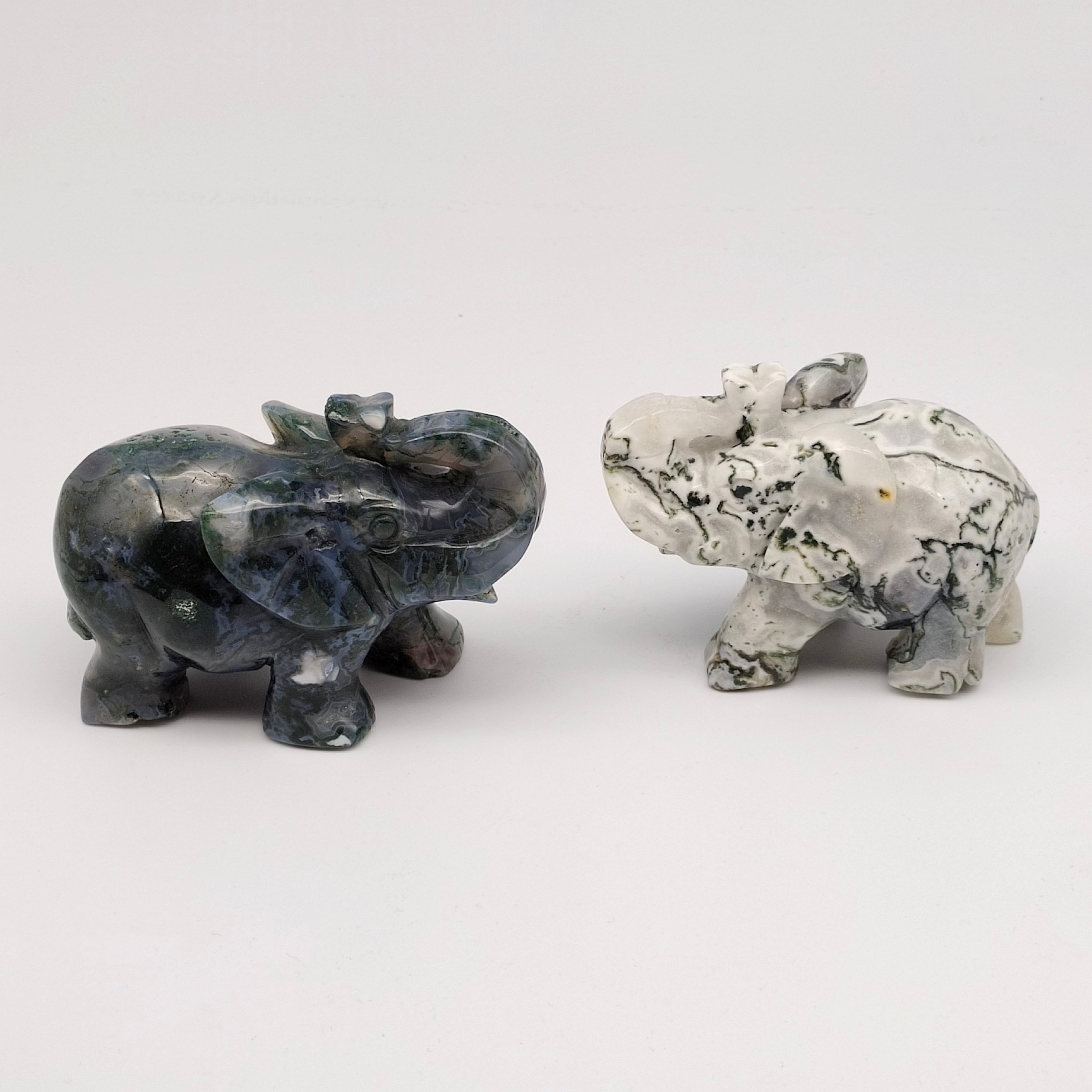 Elephants of various materials