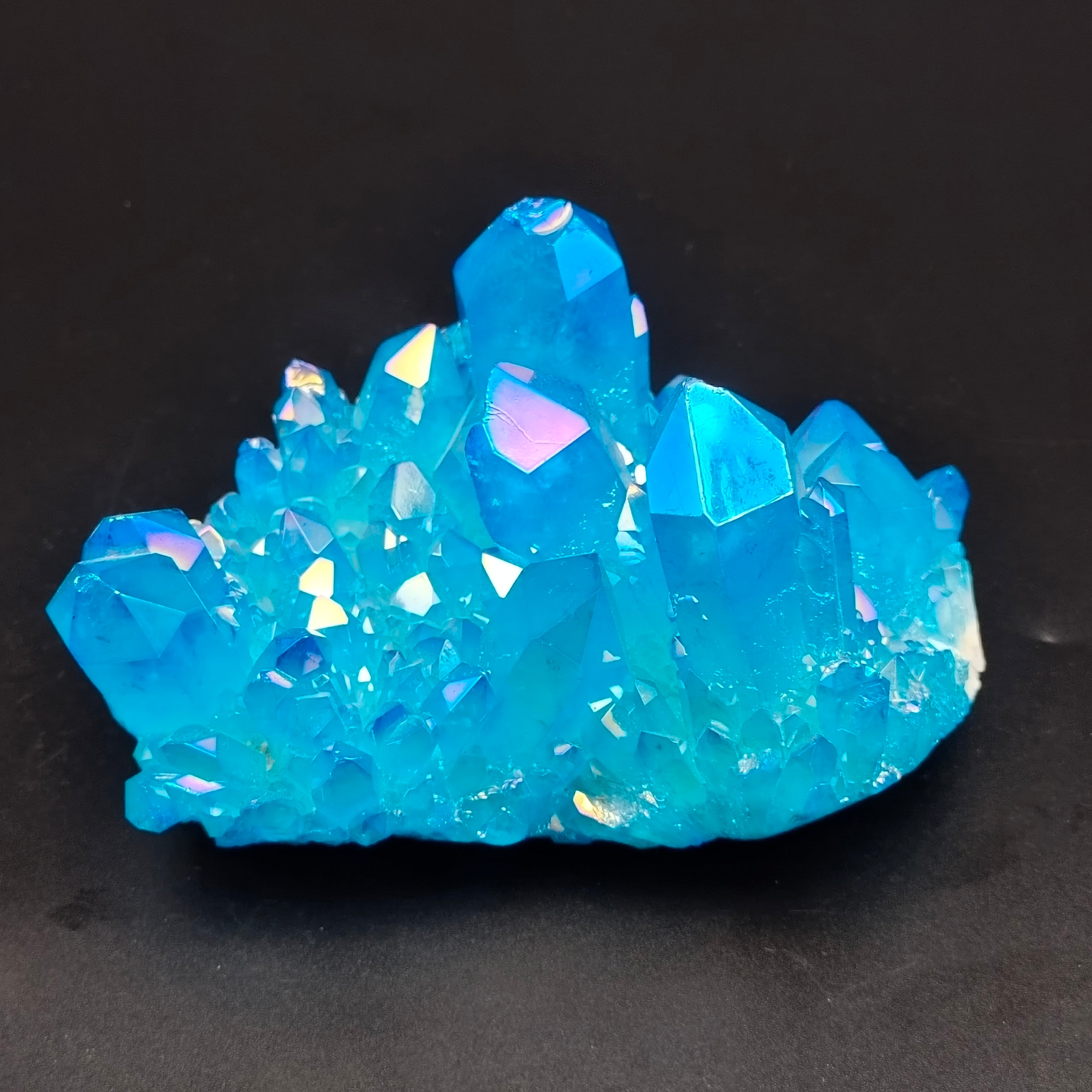 Blue aura clusters