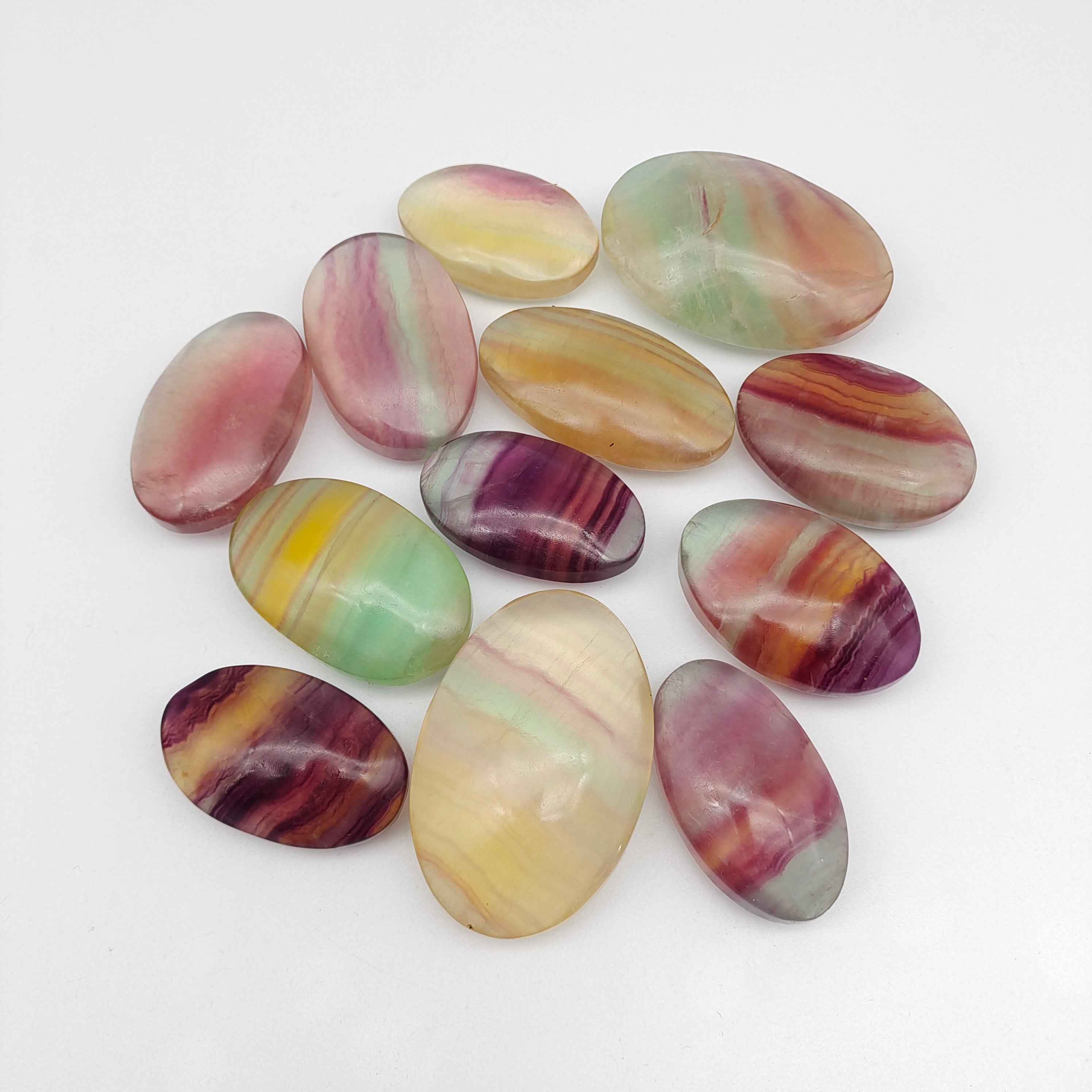 Fluorite palmstone