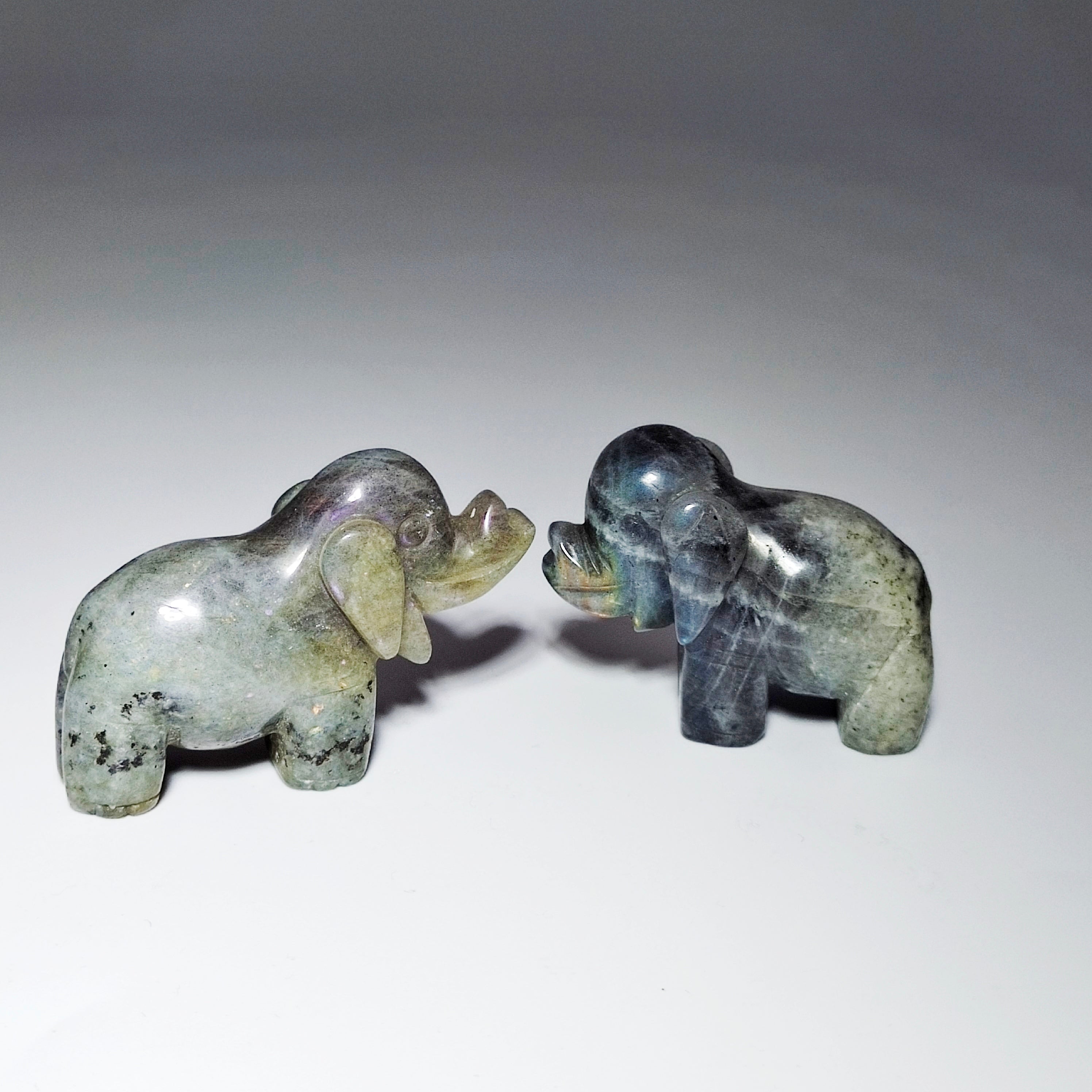 Elephants of various materials