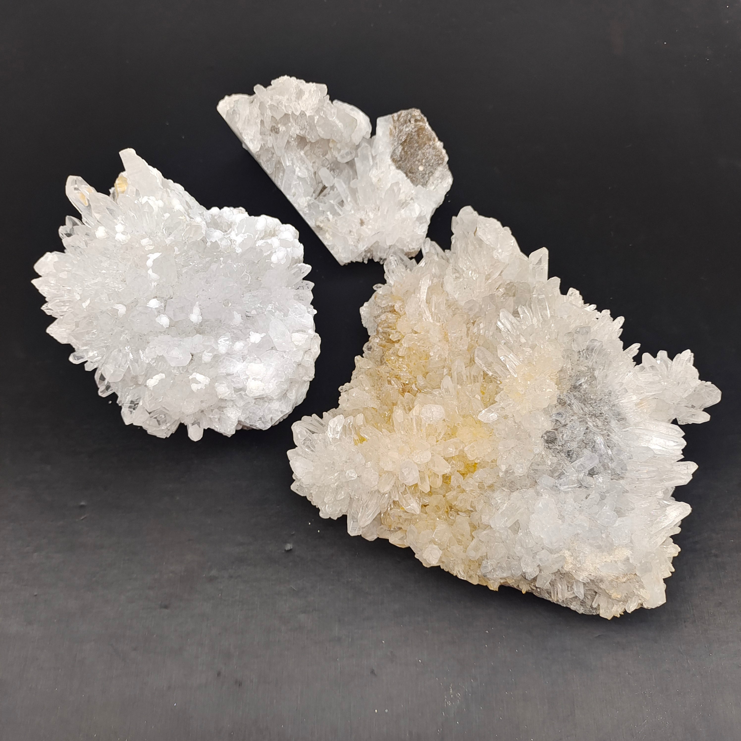 Chrysanthemum quartz clusters