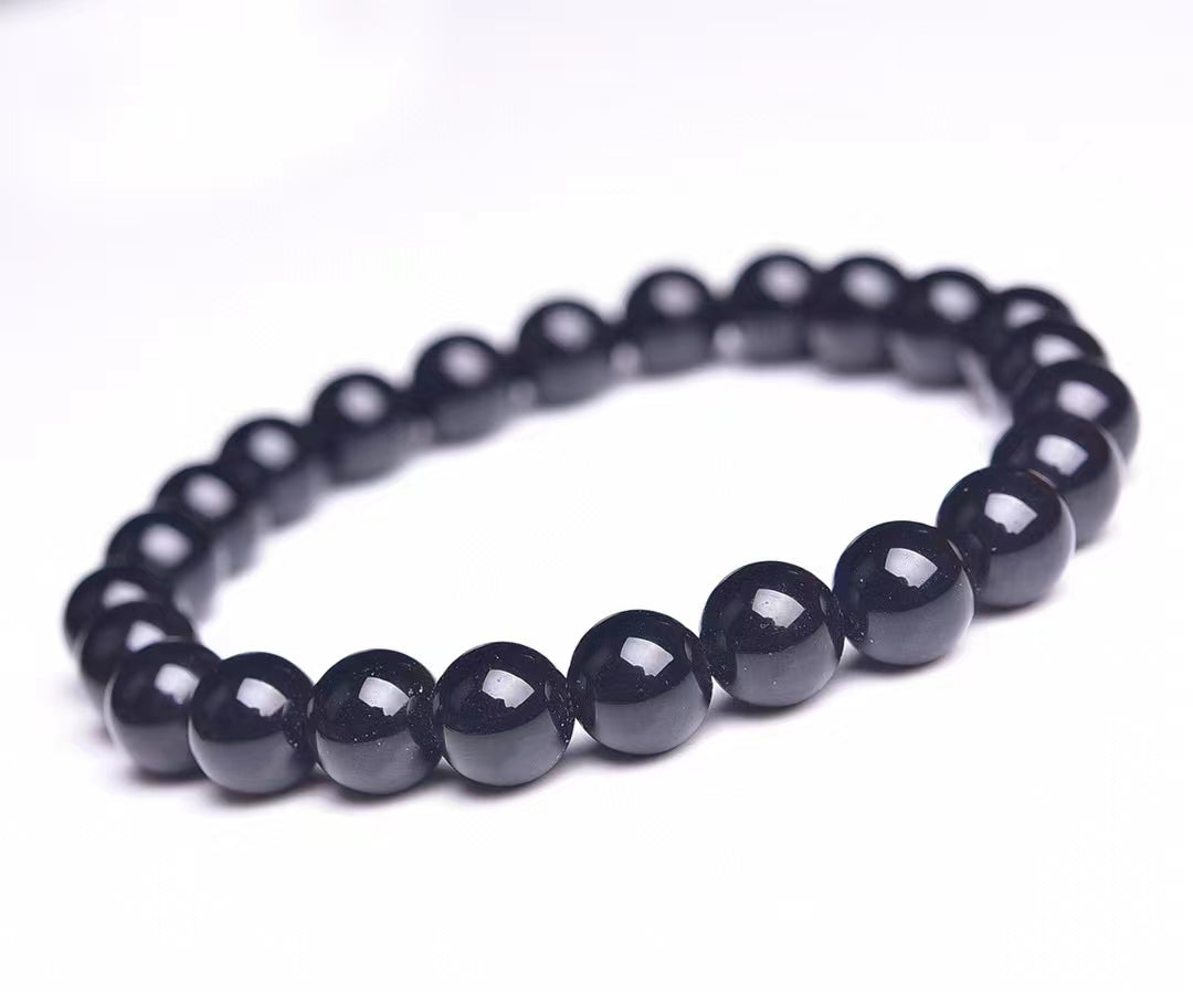 Black obsidian bracelet