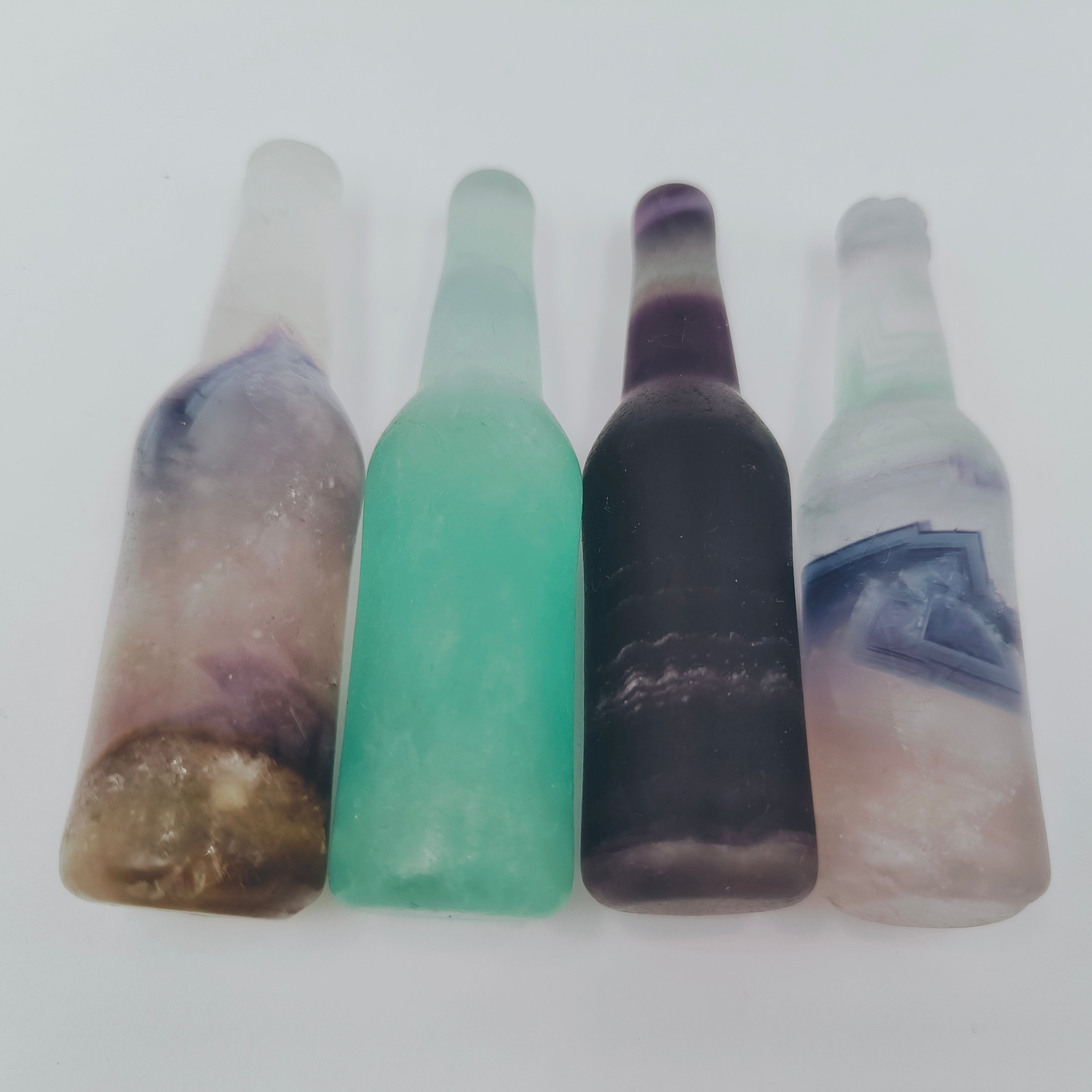 Fluorite beer bottle