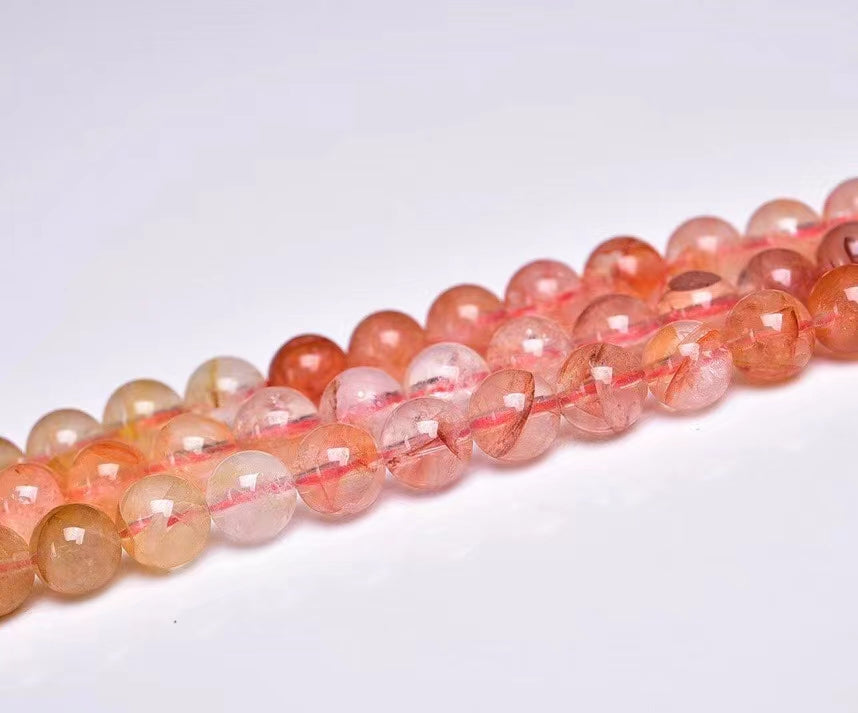 fire quartz 8mm beads