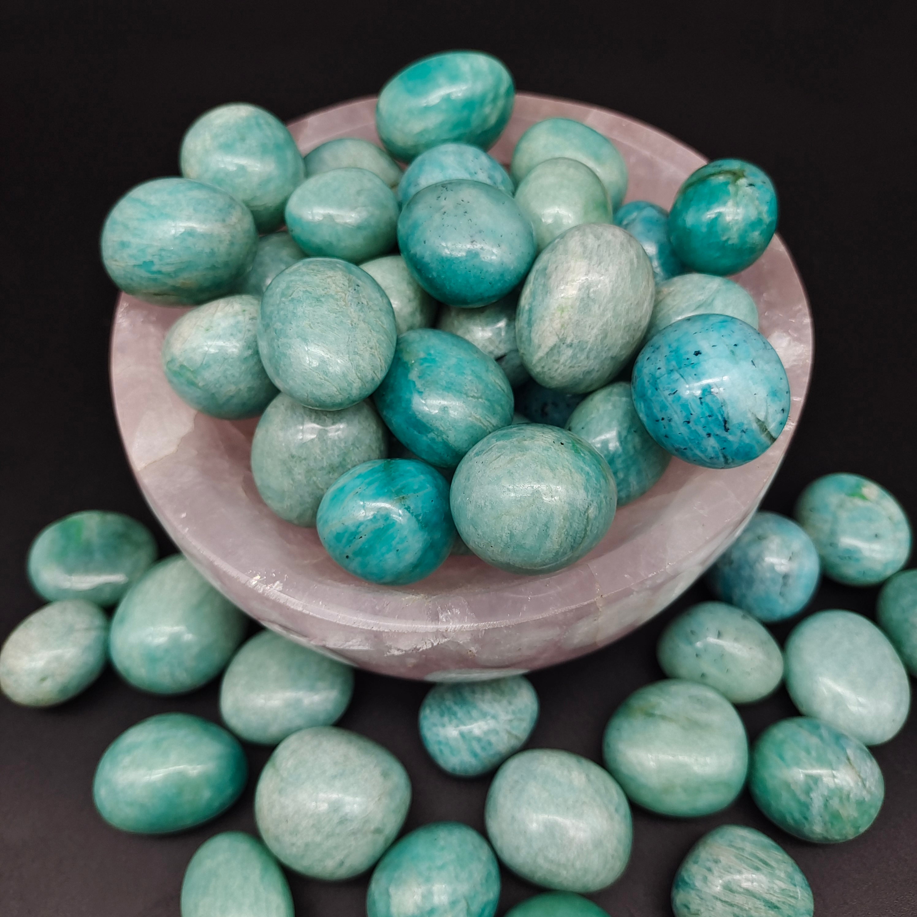 Amazonite tumbles