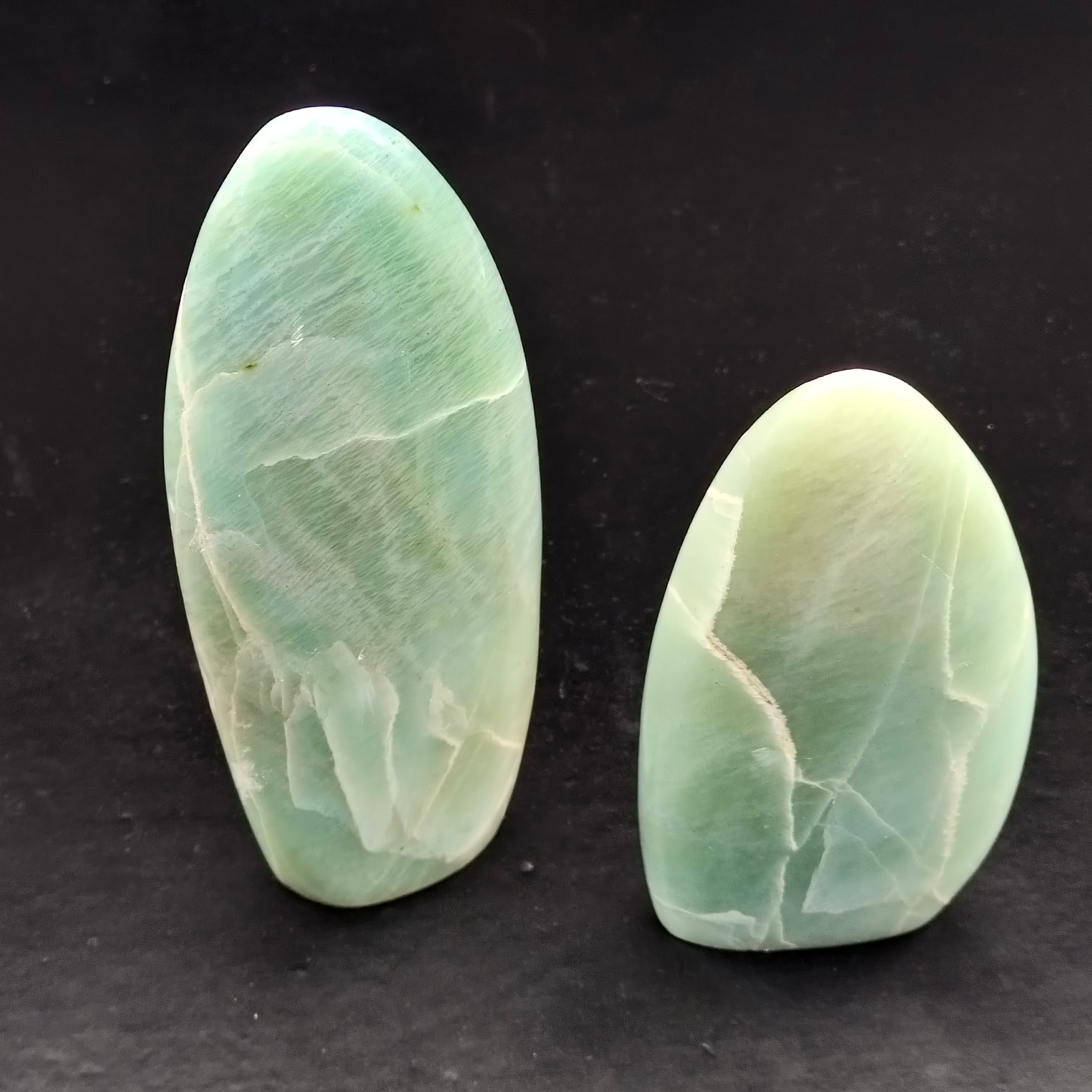 Green moonstone free form