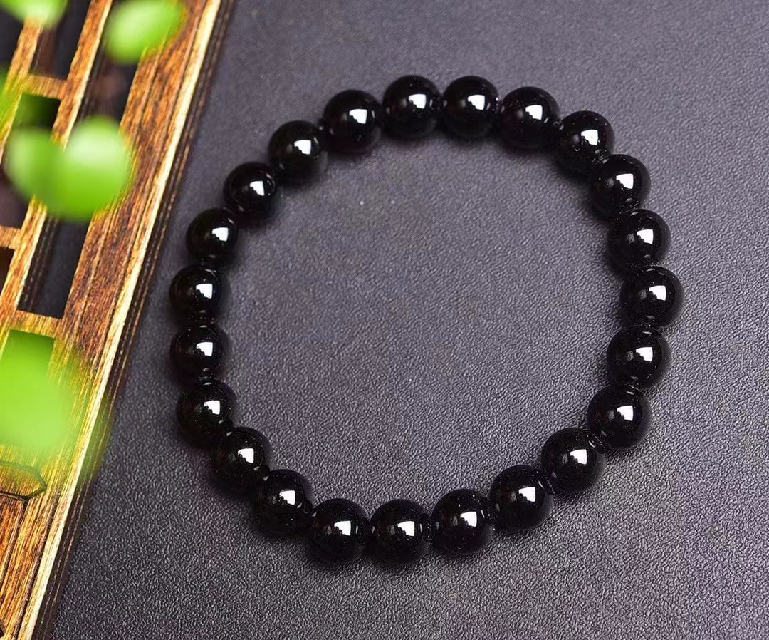 Black obsidian bracelet