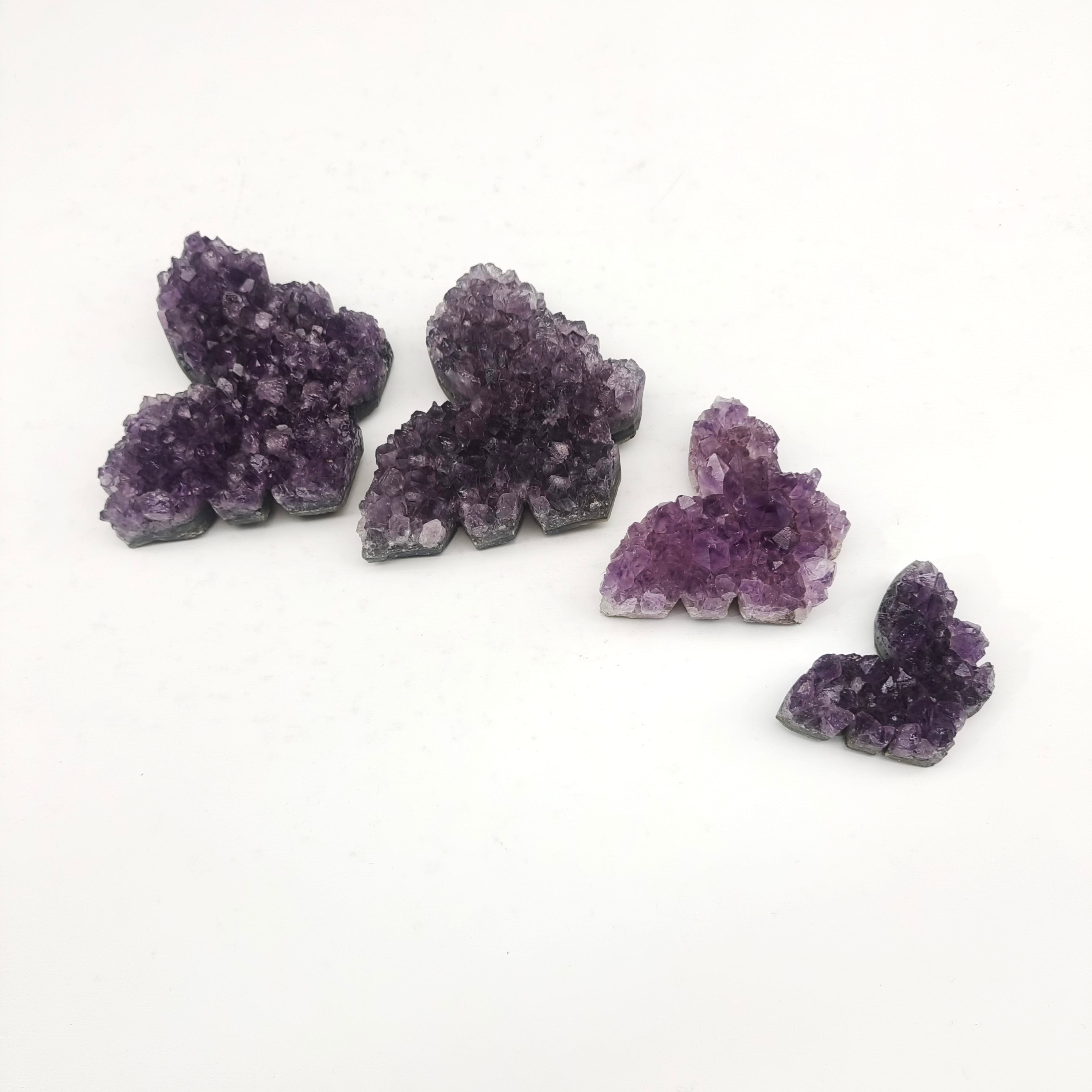 Amethyst cluster butterfly