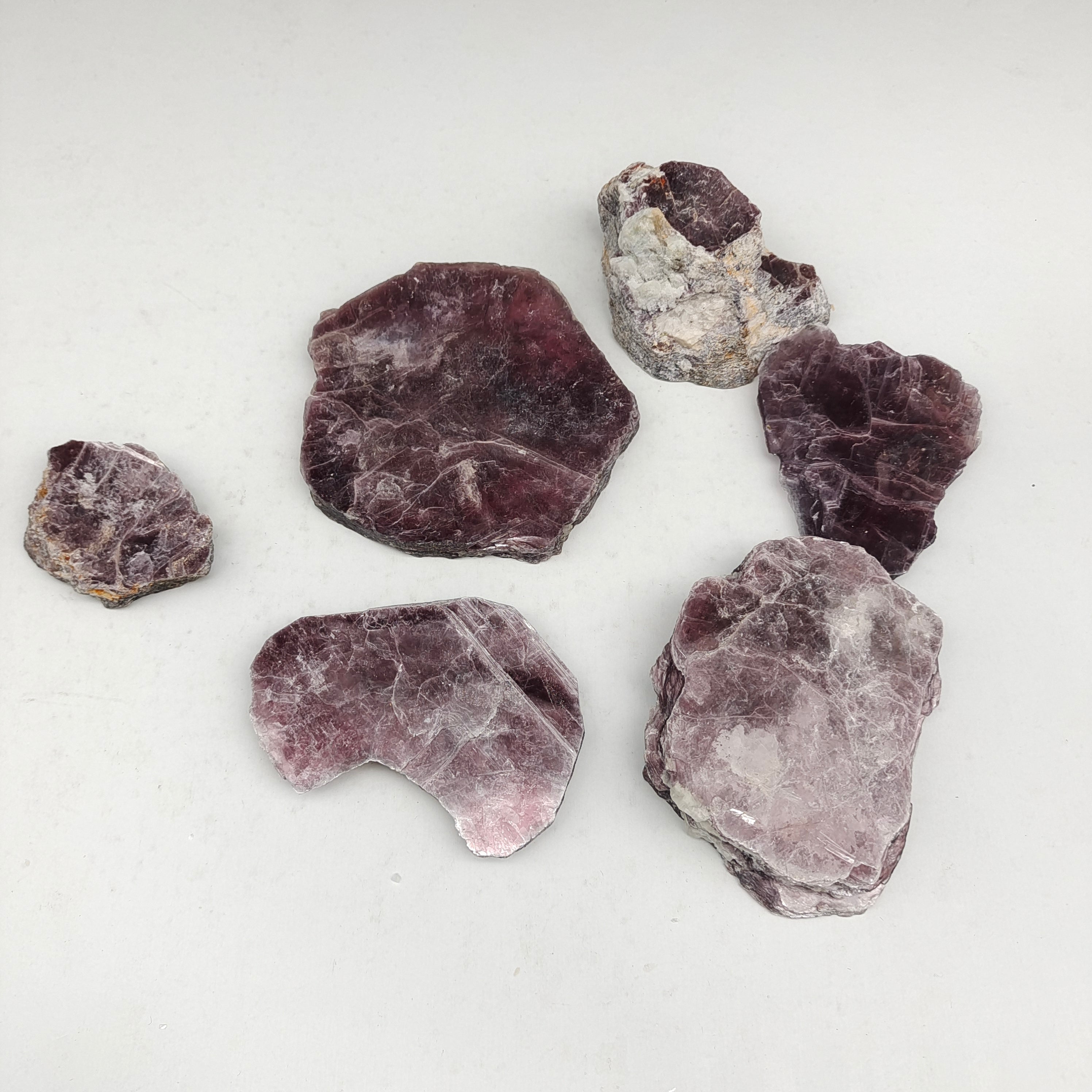 Lepidolite slice