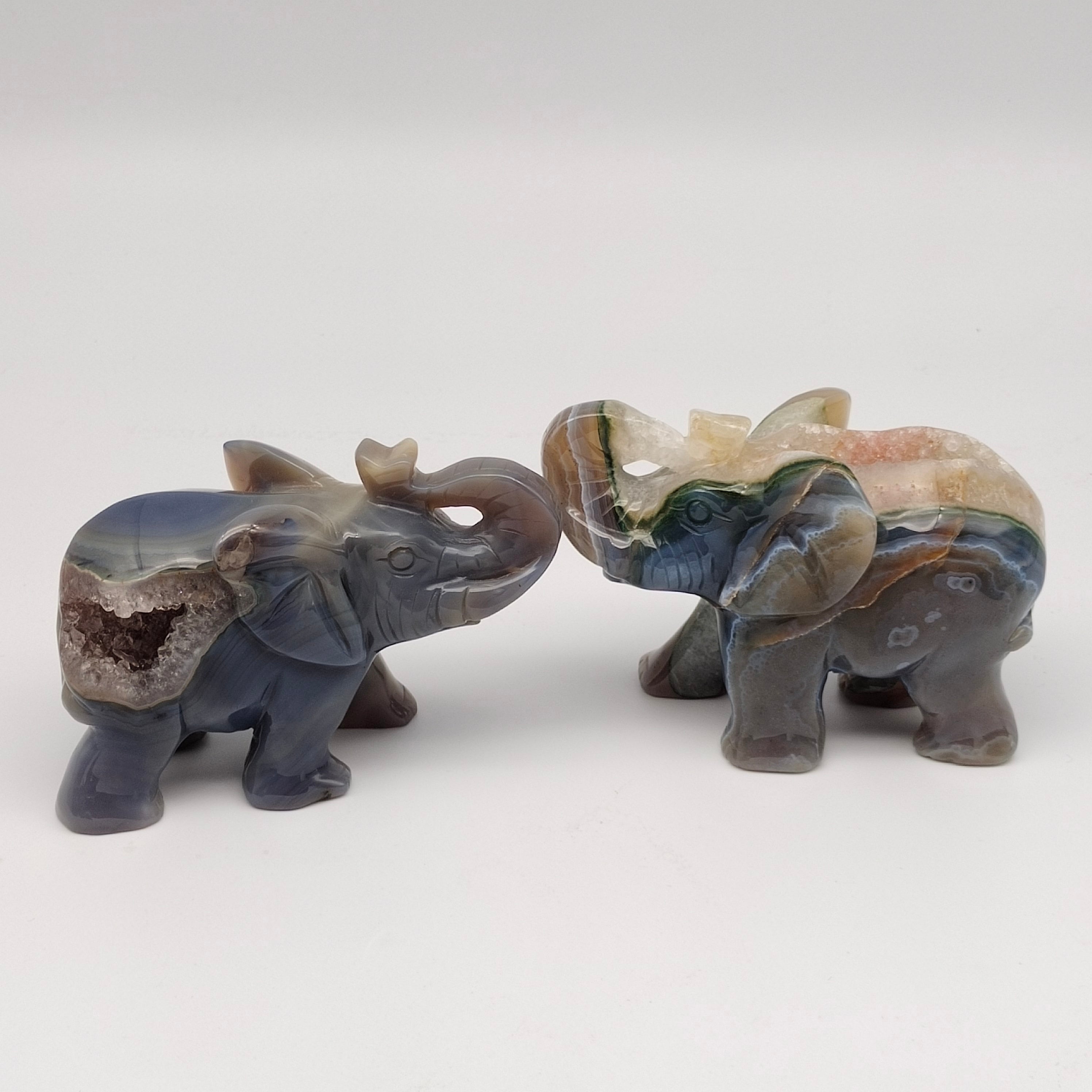 Elephants of various materials