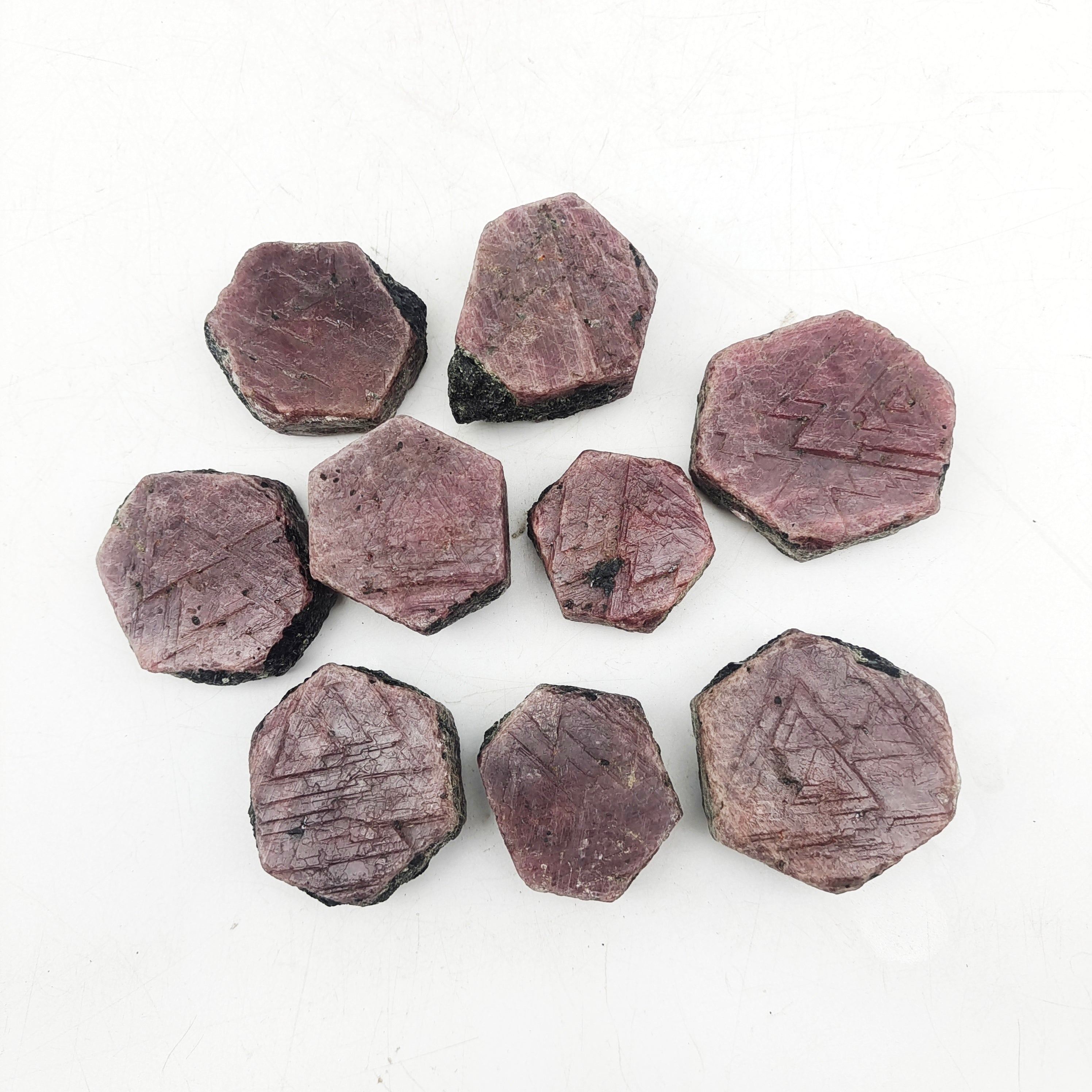 Red corundum