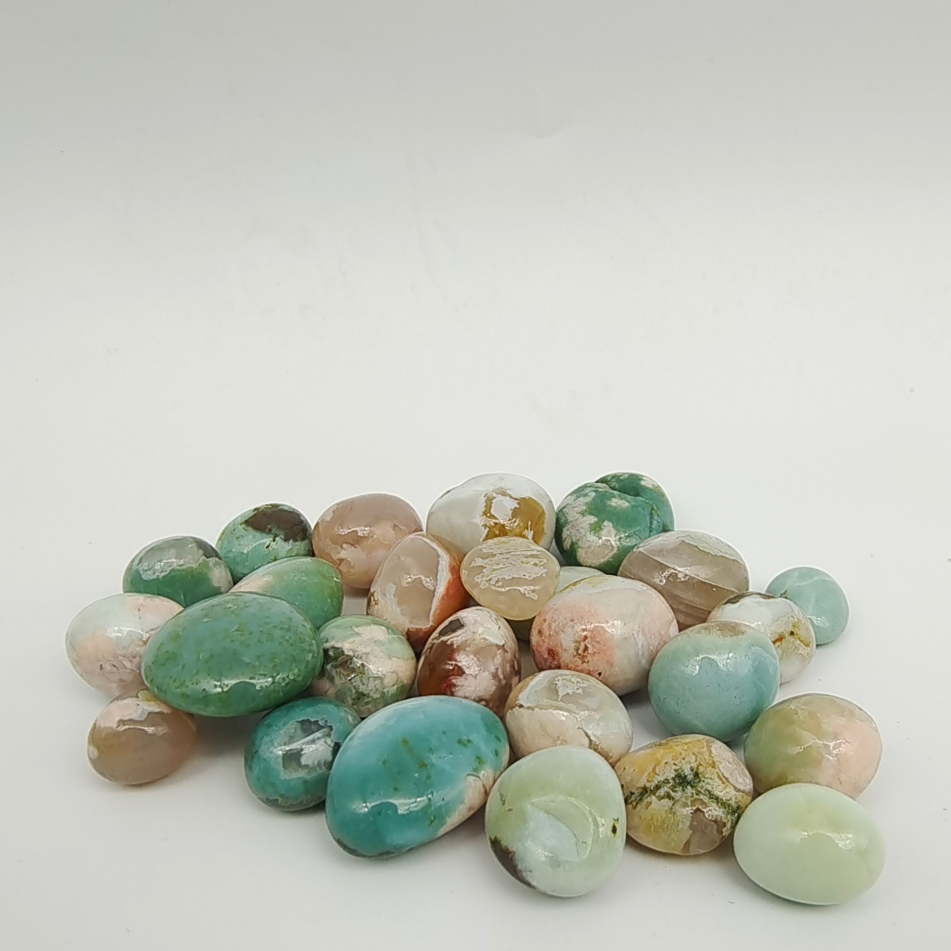 Green agate dumbles