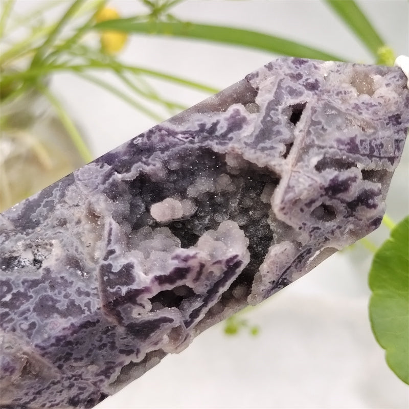 Purple sodalite tower