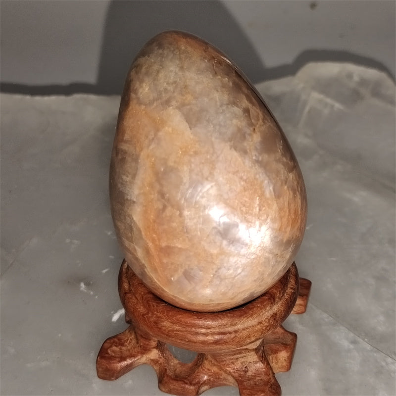 Orange moonstone egg