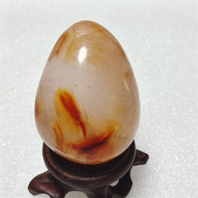 Red agate egg