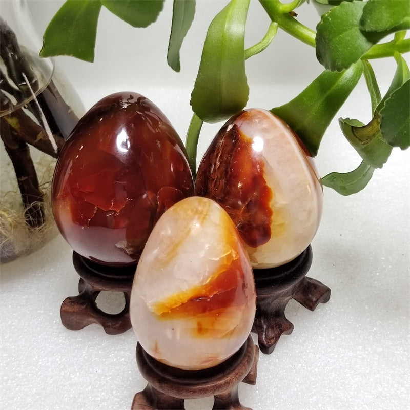 Red agate egg