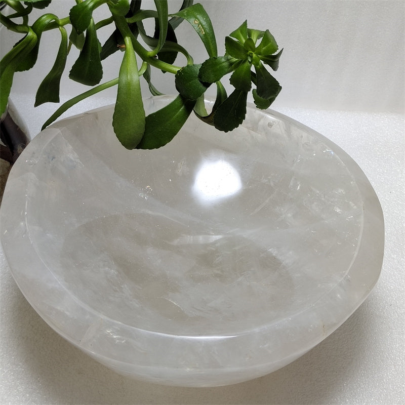 clear quartz bowl