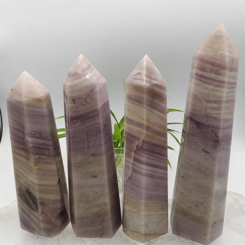 Purple cloud fluorite tower