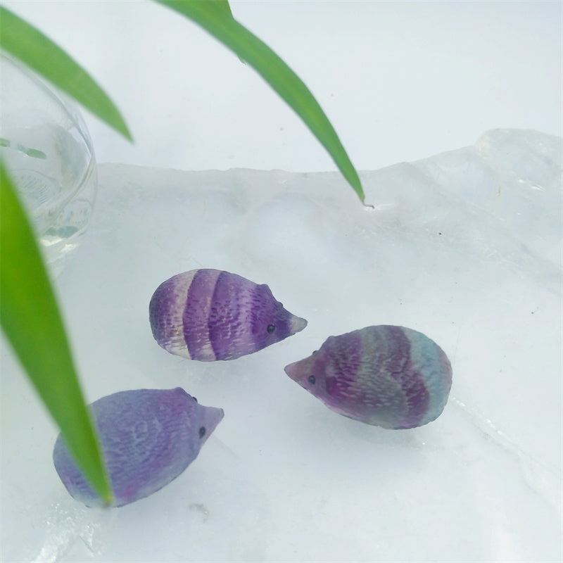 Mini fluorite hedgehog