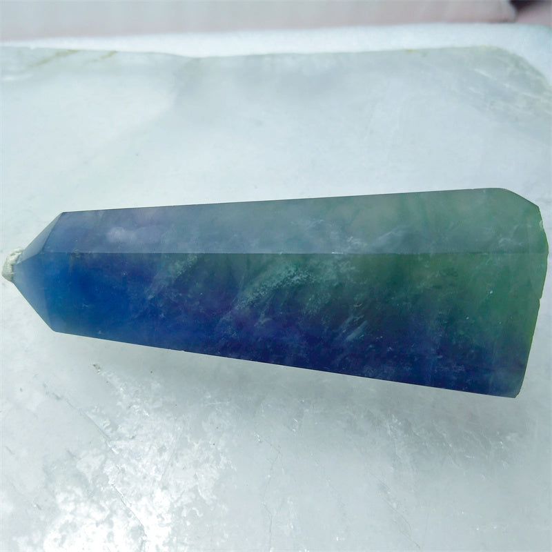 Blue fluorite tower