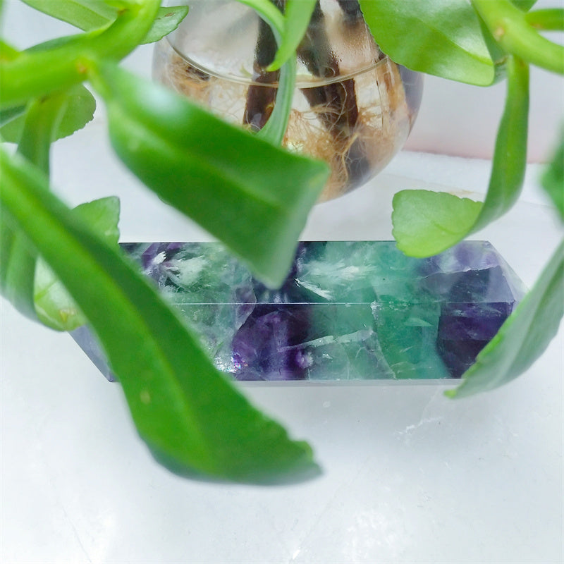 Fluorite double-tip tower