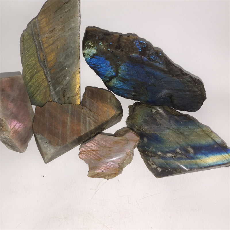 Labradorite rough stone