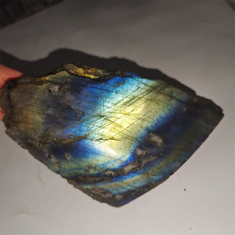 Labradorite rough stone